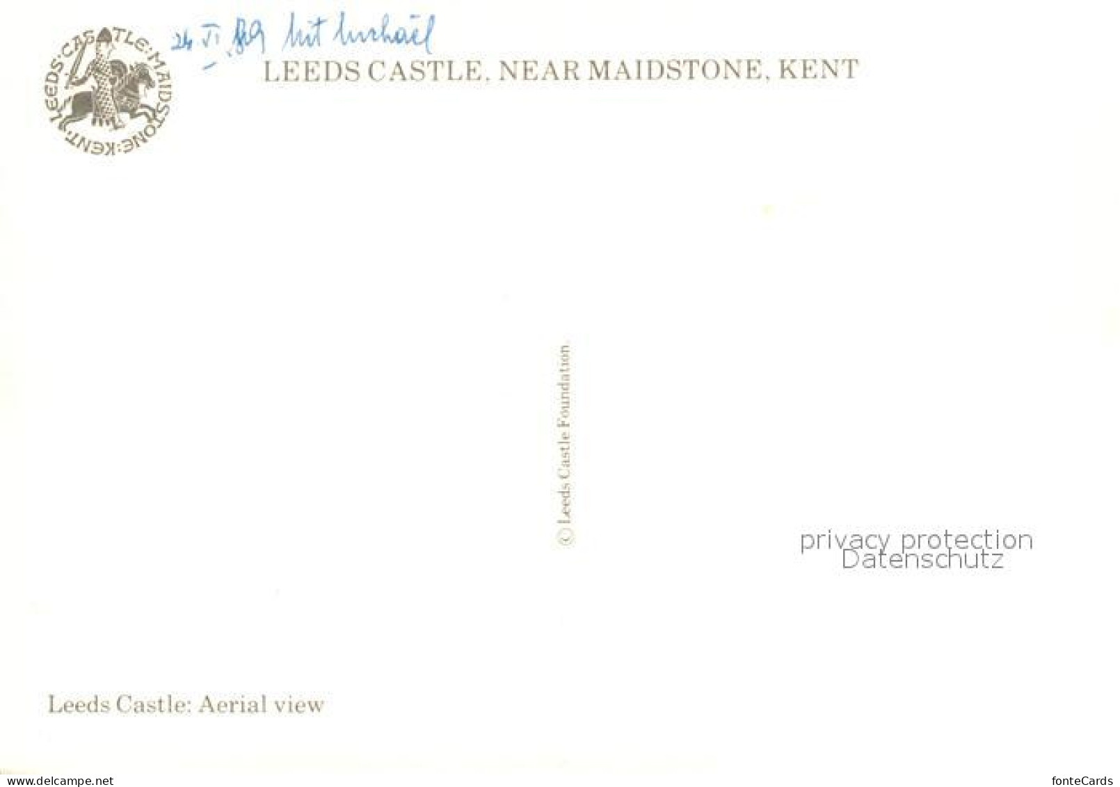 73225784 Kent Leeds Castle Near Maidstone Aerial View Kent - Other & Unclassified