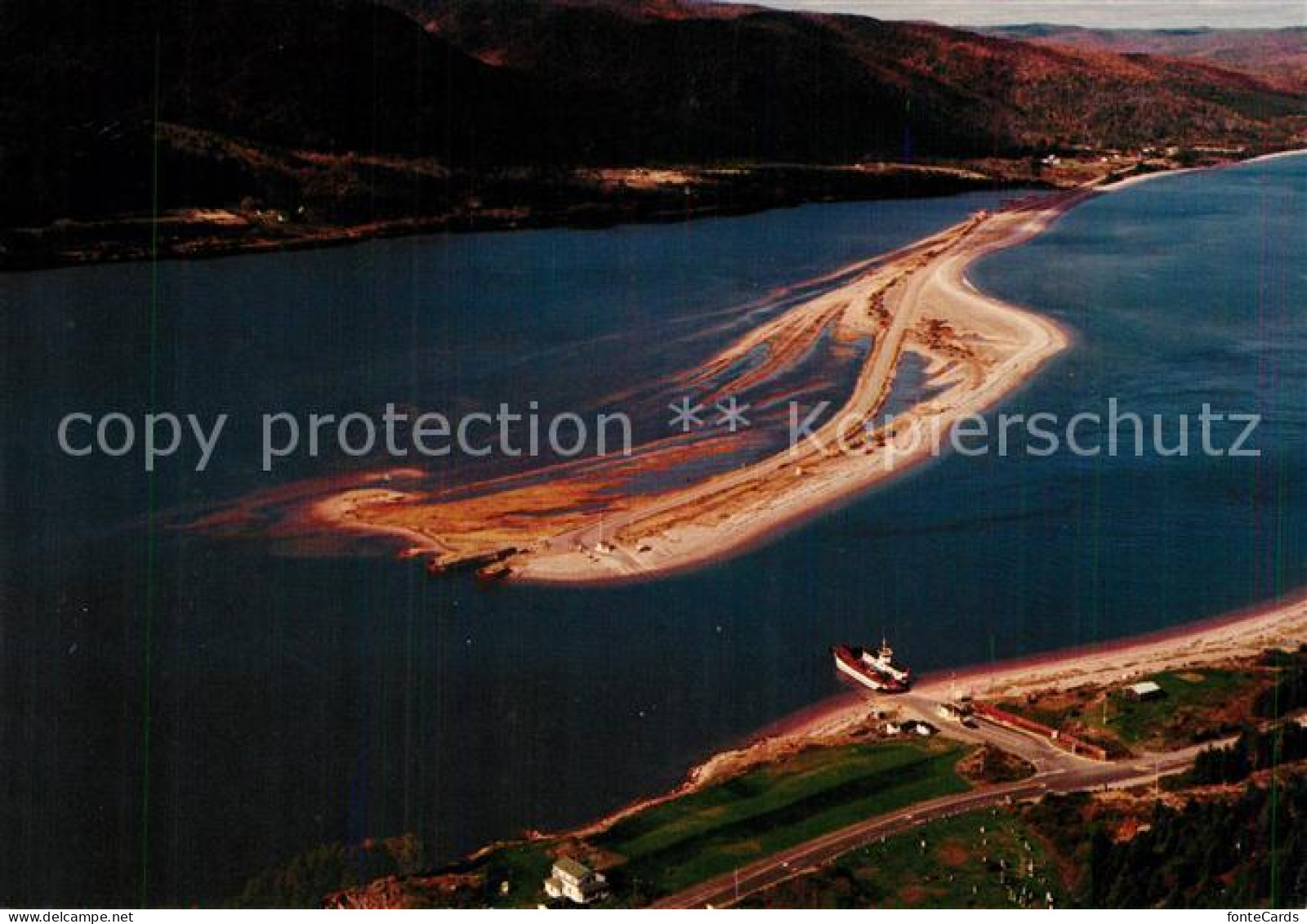 73182409 Englishtown Natural Sandbar At Entrance To St Anns Harbour Aerial View - Andere & Zonder Classificatie