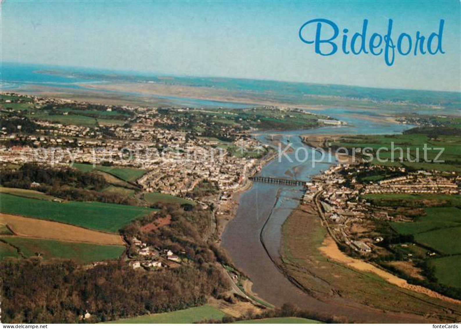 73176091 Bideford Torridge Fliegeraufnahme Bideford Torridge - Altri & Non Classificati