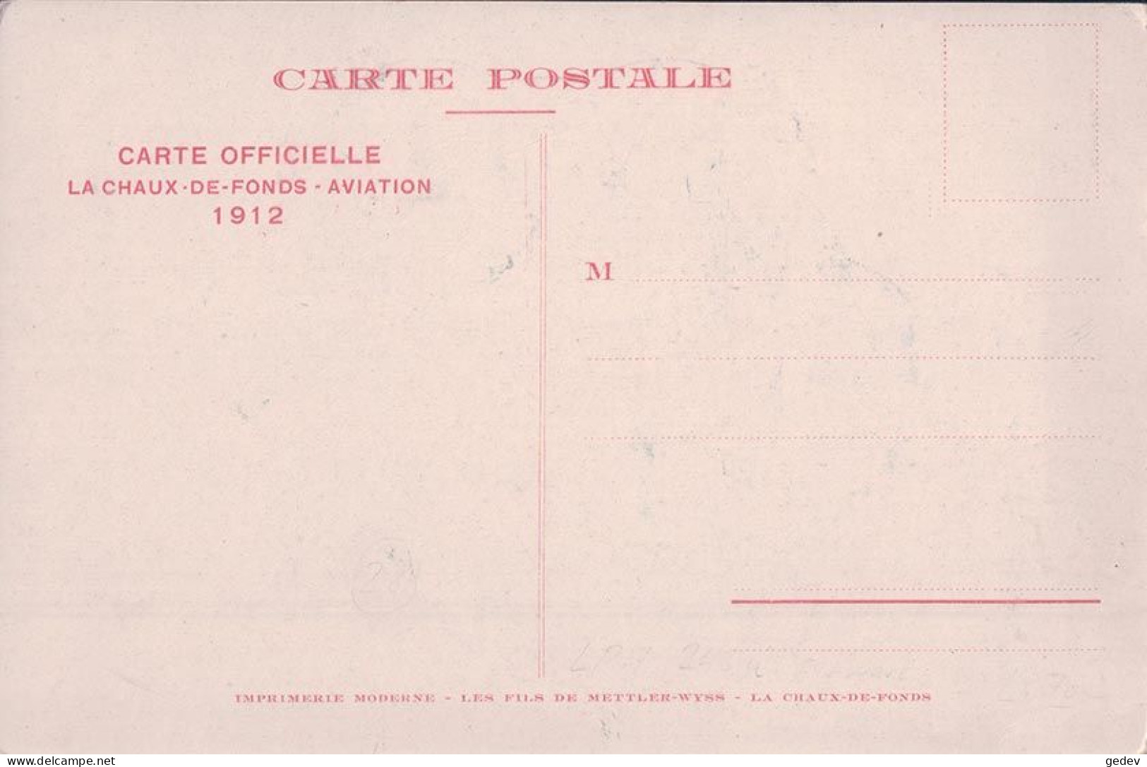 Aviation Suisse, Meeting Chaux-de Fonds 1912, Portraits De Cobioni, Taddeoli, Beck, Maffei, Charmey Et Failloubaz (1912) - Meetings