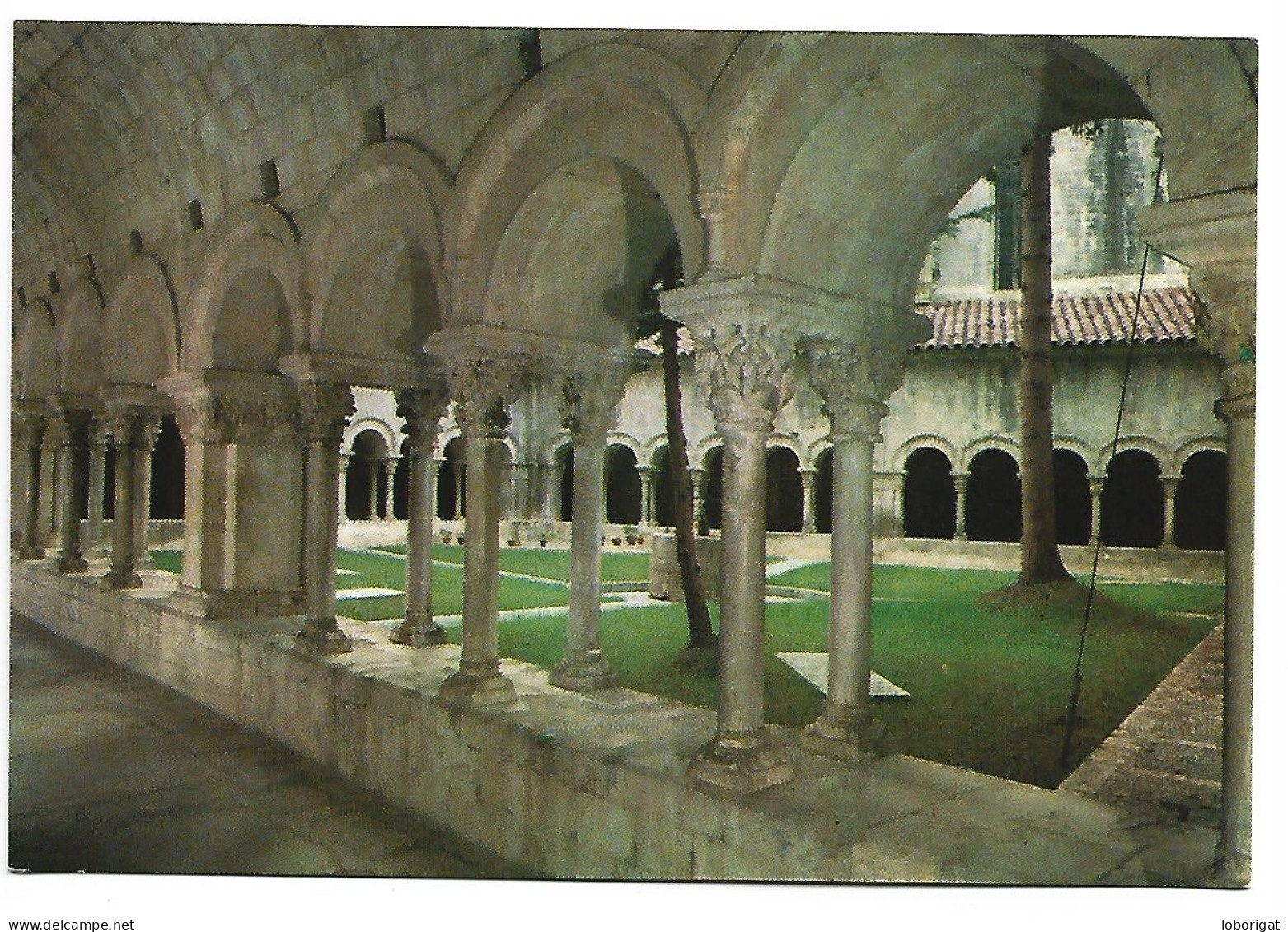 CLAUSTRO ROMANICO DE LA CATEDRAL, SIGLO XII / ROMANESQUE CLOISTER OF THE CATHEDRAL.- GIRONA - GERONA.- ( CATALUNYA ) - Gerona