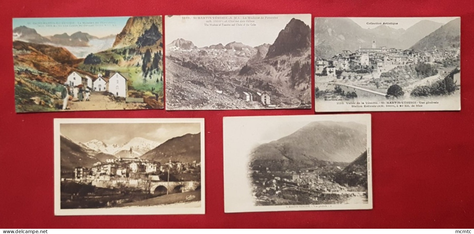 5 Cartes -  Saint-Martin-Vésubie  -( 06 -  Alpes Maritimes ) - Saint-Martin-Vésubie