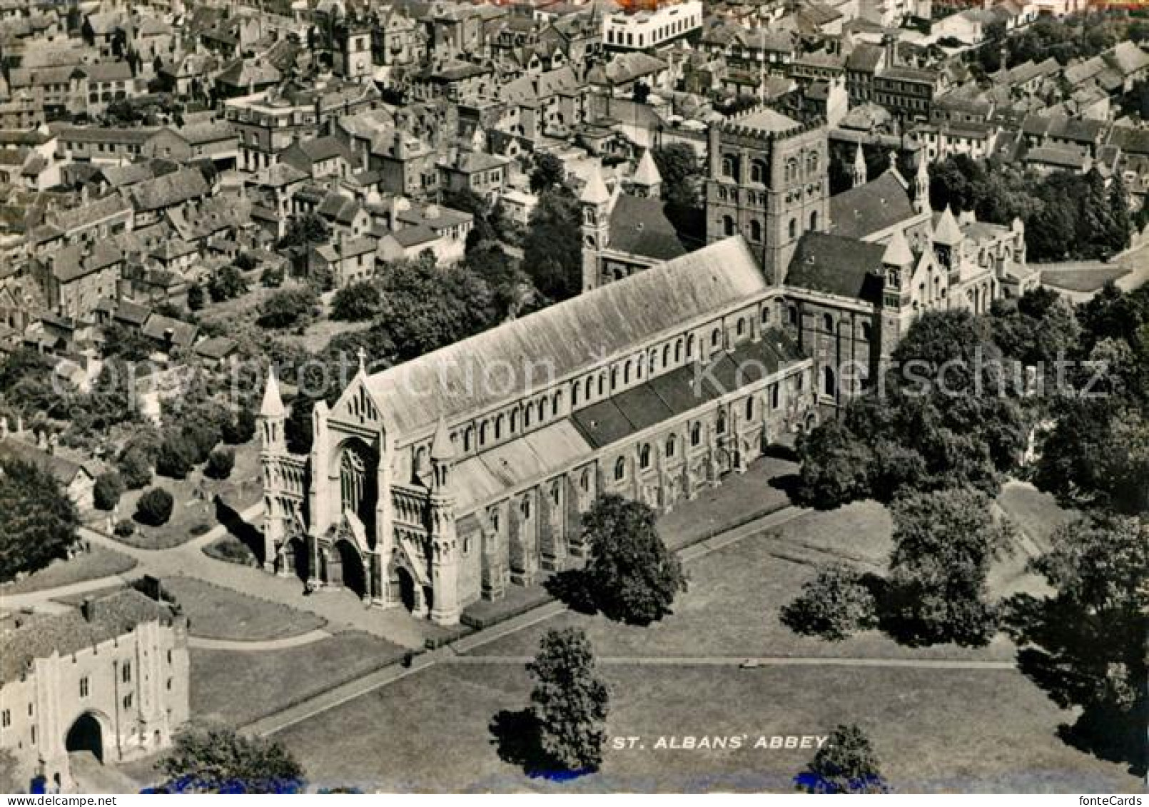 73164041 Albans St Fliegeraufnahme Abbey St. Albans - Hertfordshire