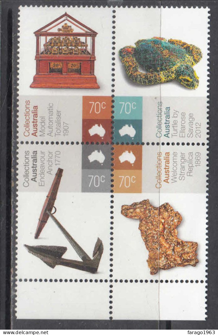 2015 Australia Museum Collections Complete Block Of 4 @BELOW FACE VALUE! - Ungebraucht