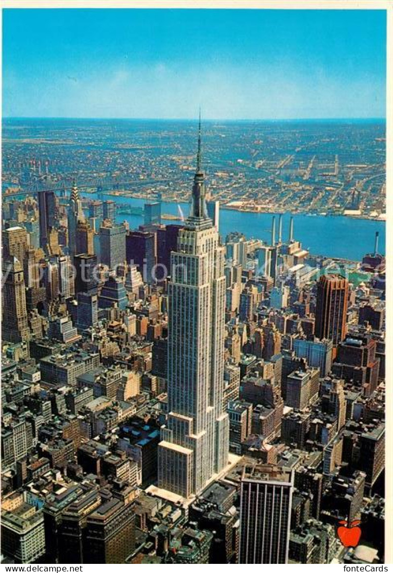 73162141 New_York_City Fliegeraufnahme Empire Stat Building Skyline - Autres & Non Classés