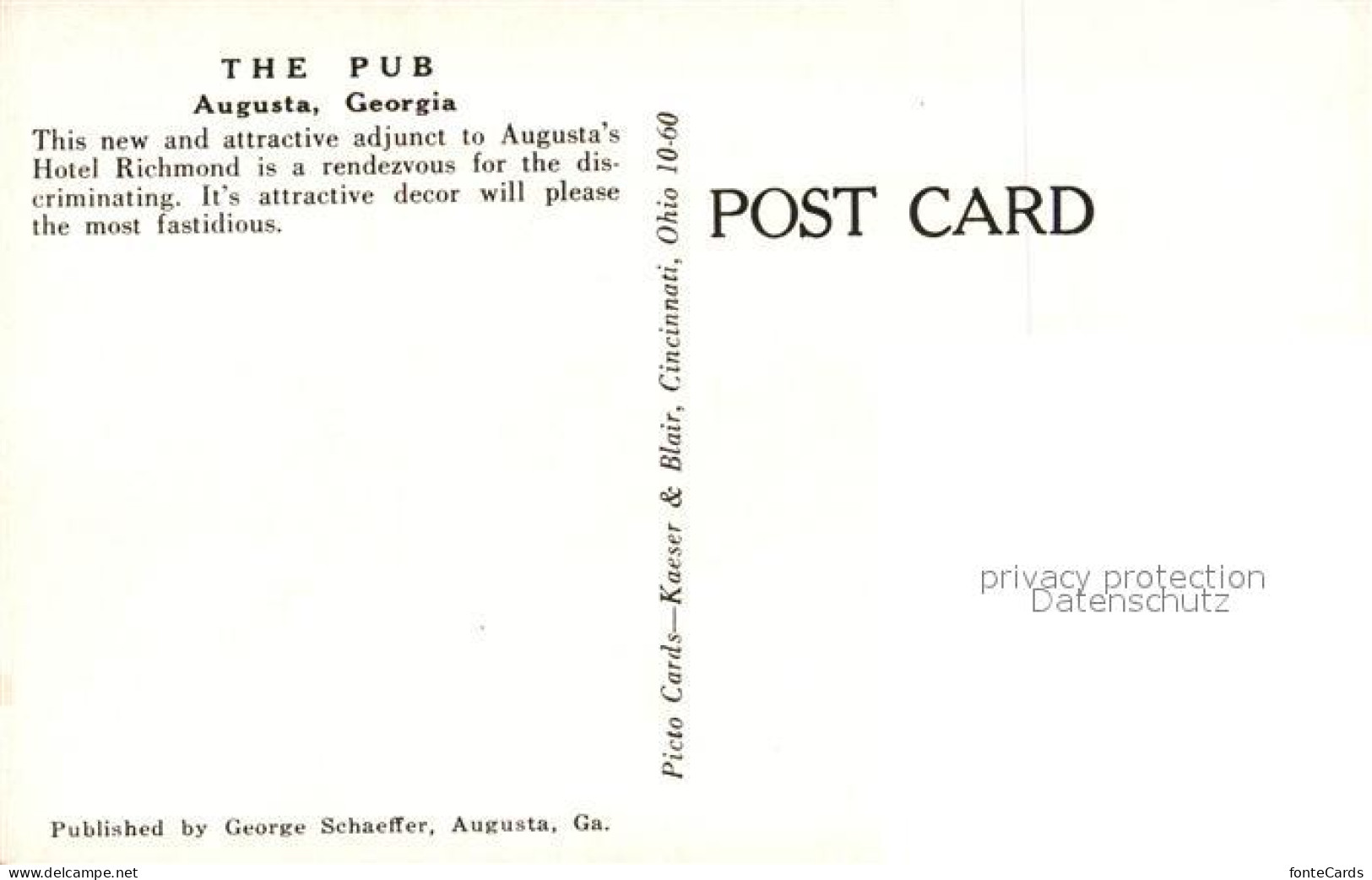 73154959 Augusta_Georgia The Pub - Andere & Zonder Classificatie