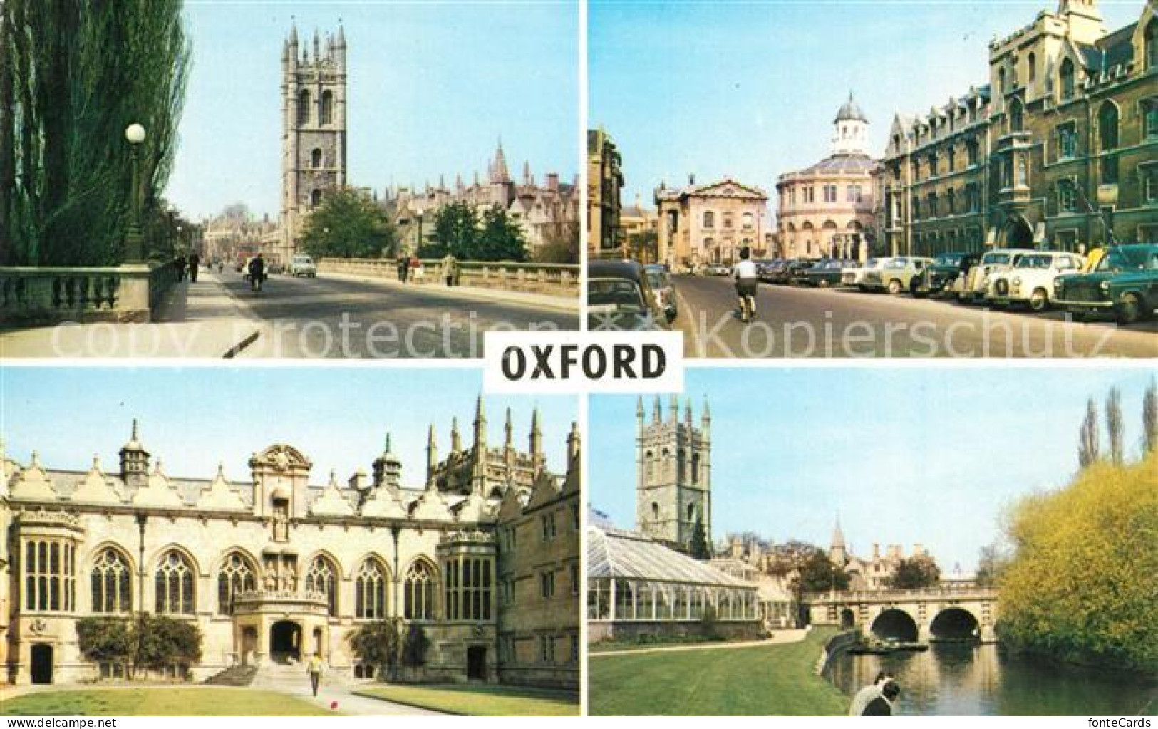 73154892 Oxford Oxfordshire Magdalen College And Bridge Oriel College Exeter She - Autres & Non Classés