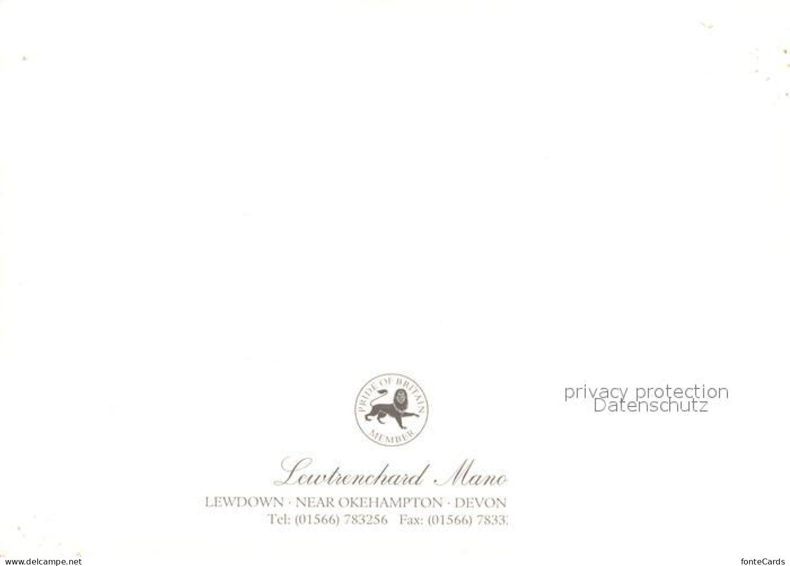 73151695 Lewdown Lewtrenchard Manor Lewdown - Sonstige & Ohne Zuordnung