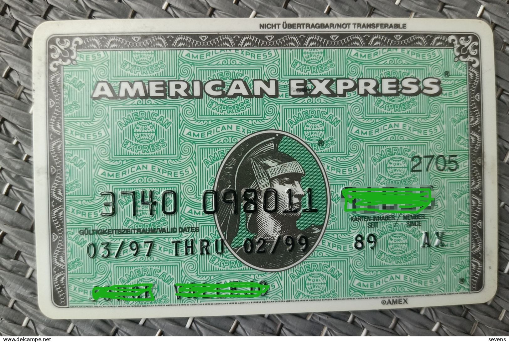 American Express Card, Austria - Credit Cards (Exp. Date Min. 10 Years)