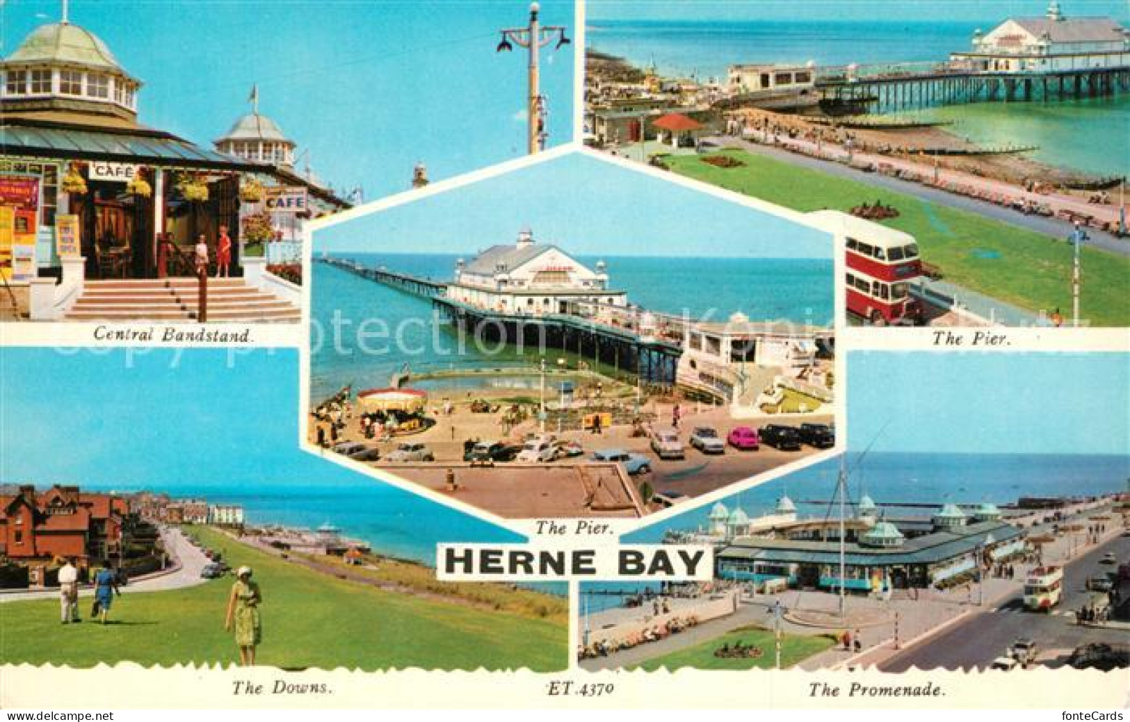 73146671 Herne Bay Central Bandstand The Downs Pier Promenade Herne Bay - Altri & Non Classificati