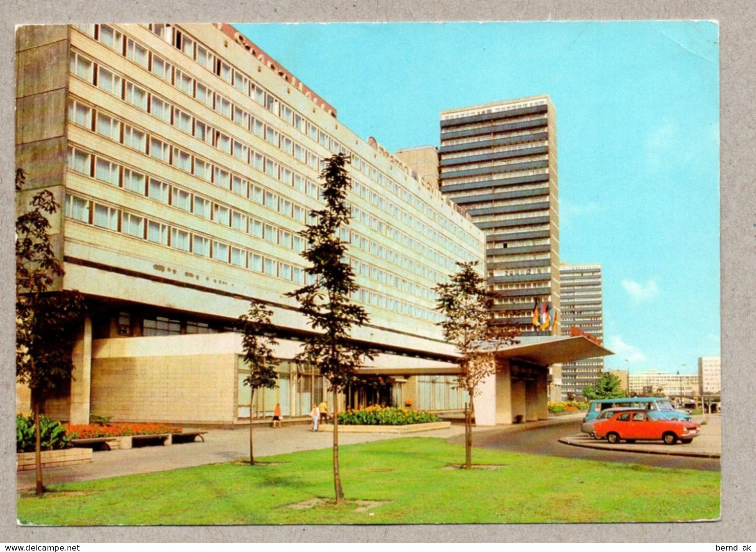 A0120} BRD  - AK:  Halle - Interhotel "Stadt Halle" - Halle (Saale)