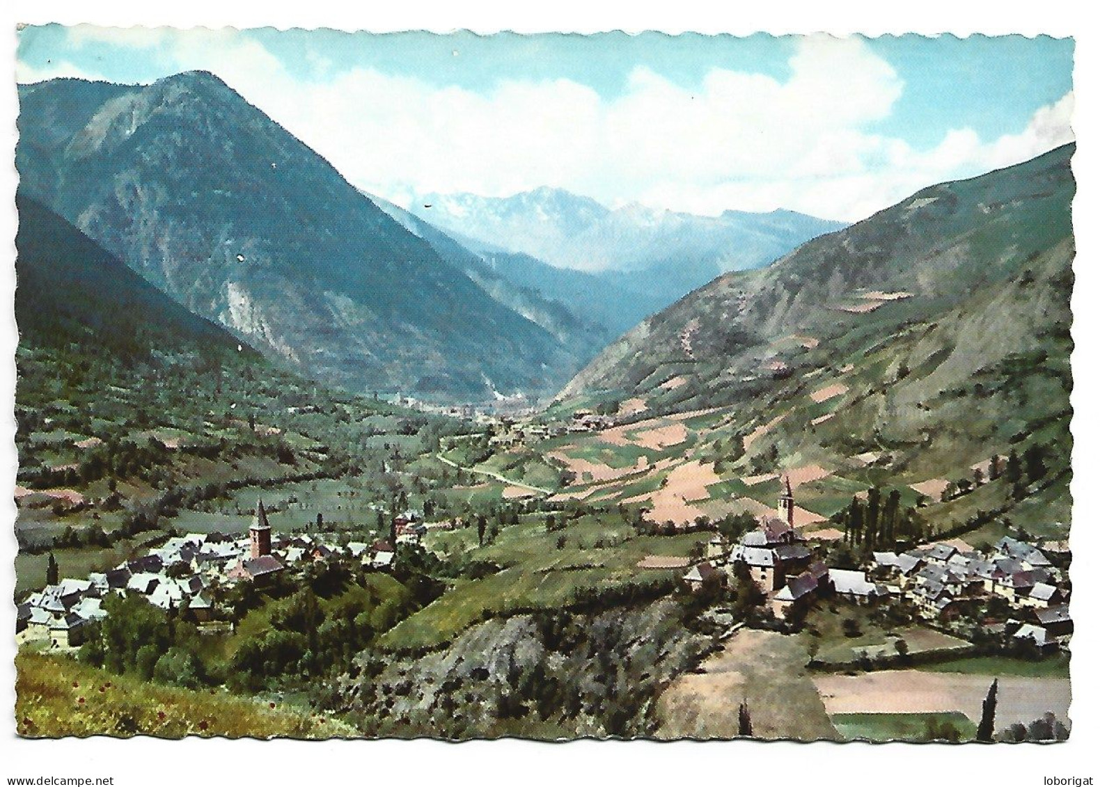 PANORAMICA DESDE SALARDÚ / VUE PANORAMIQUE DES SALARDU.- PIRINEU CATALA - VALL D'ARAN.- SALARDÚ - LLEIDA.- ( CATALUNYA) - Lérida