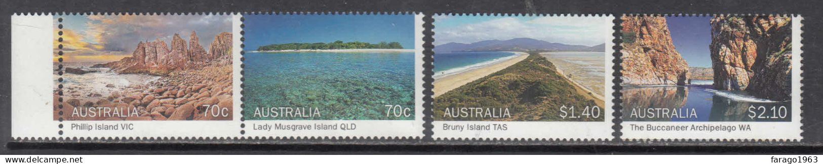 2015 Australia Islands Complete Set Of 4  MNH - Nuovi