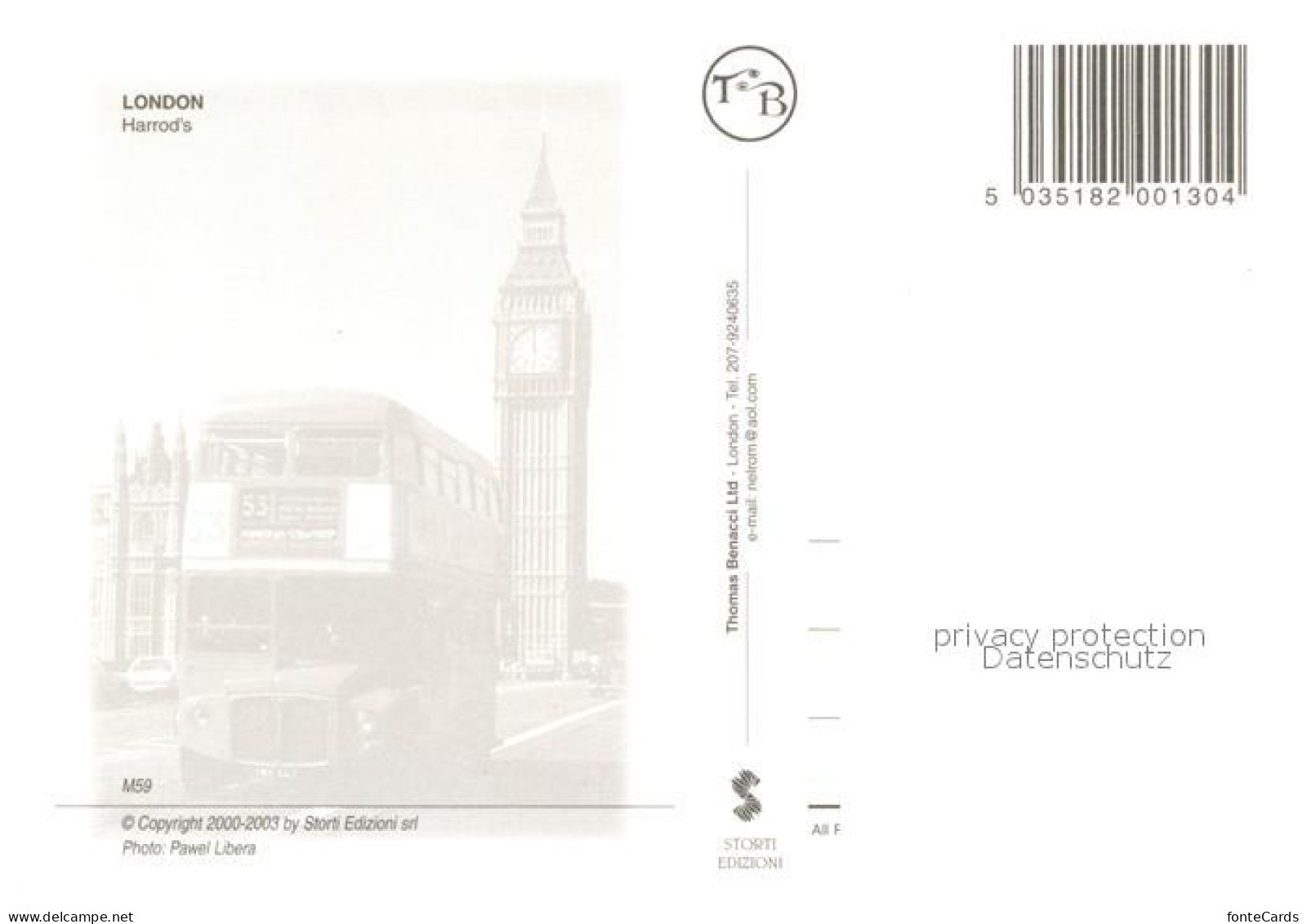 73134300 London Harrods  - Altri & Non Classificati