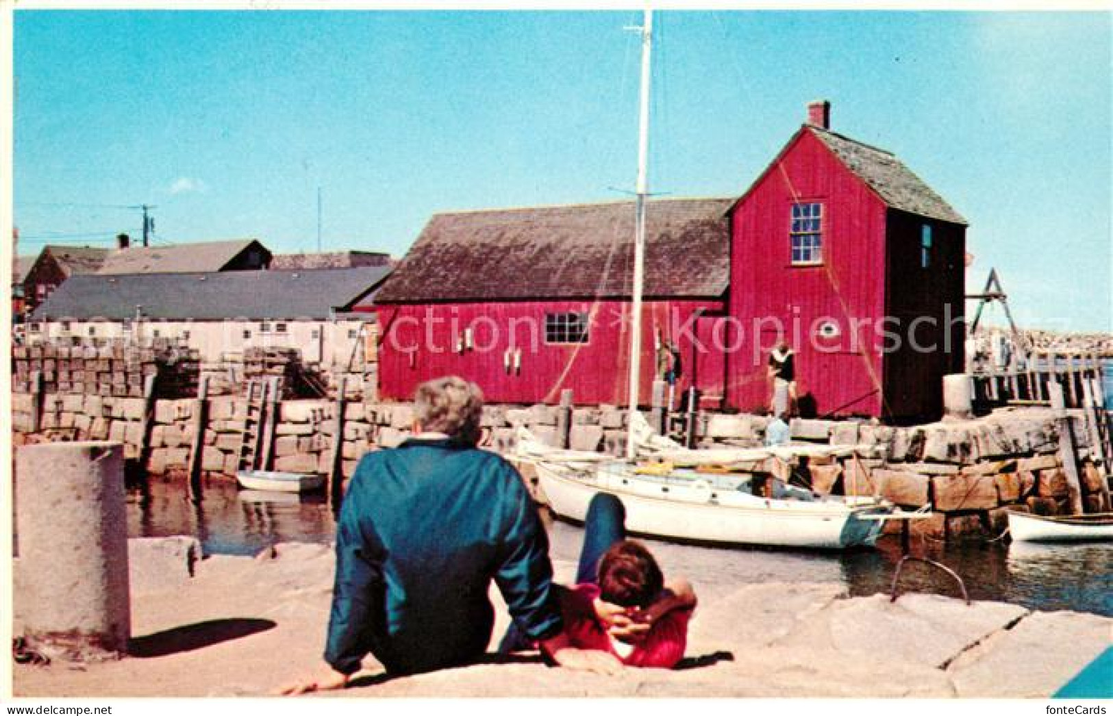 73132863 Rockport_Massachusetts World Famous Motif Number One On New England Coa - Andere & Zonder Classificatie