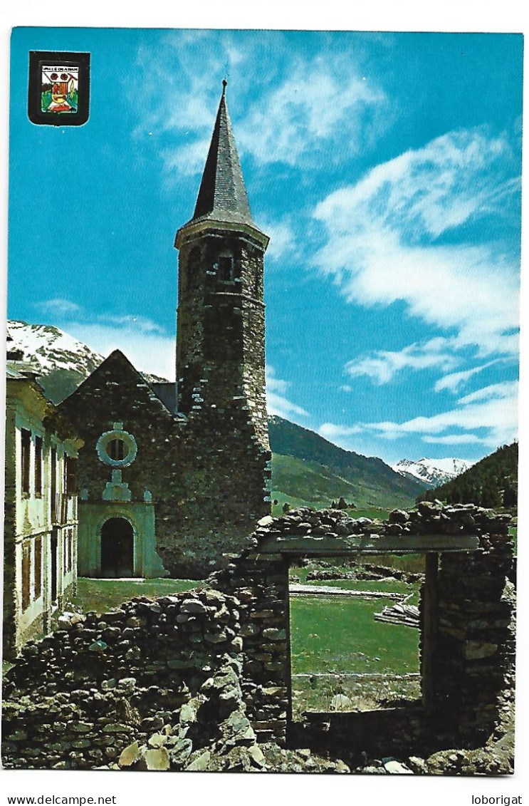 DETALL DEL SANTUARIO DE NUESTRA SEÑORA DE MONTGARRI.- VALLE DE ARAN, PIRINEOS .- MONTGARRI - LLEIDA.- ( CATALUNYA) - Lérida