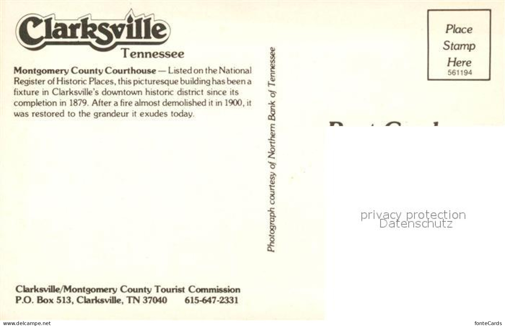 73132134 Clarksville_Tennessee Montgomery County Courthouse - Andere & Zonder Classificatie