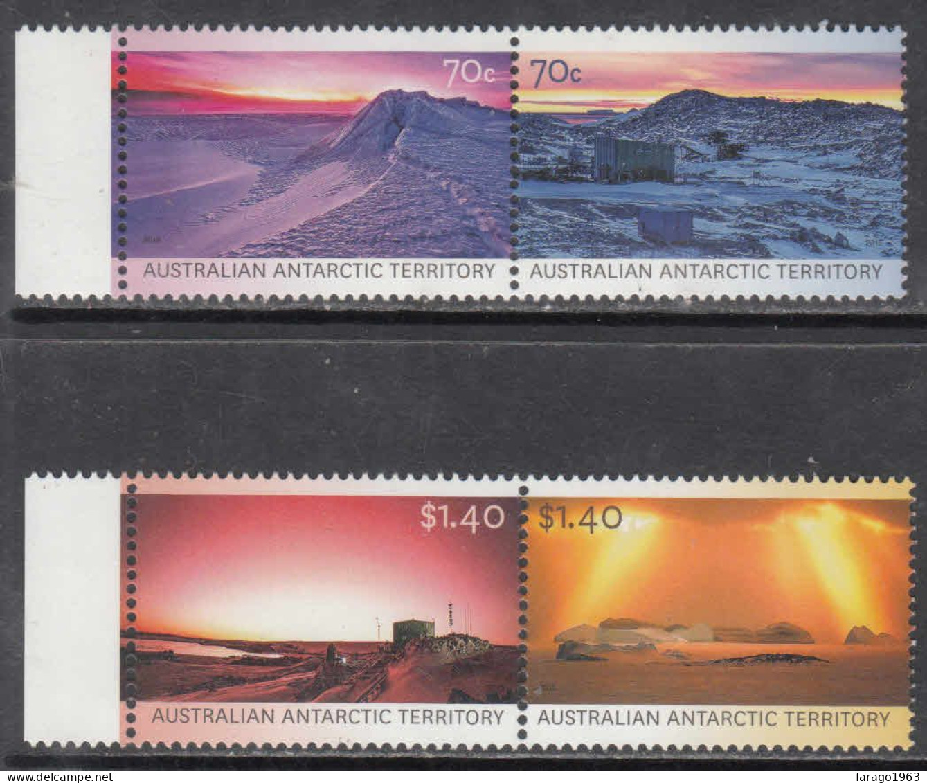 2015 Australian Antarctic Territory Colours Complete Set Of 4  MNH - Neufs