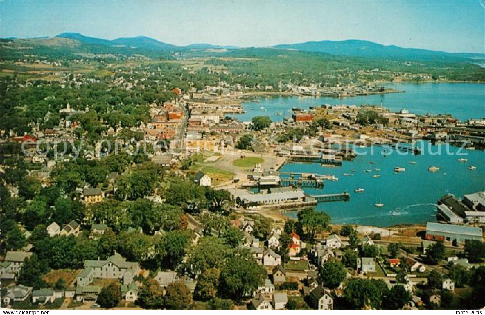 73131834 Rockland_Maine Harbour Air View - Andere & Zonder Classificatie