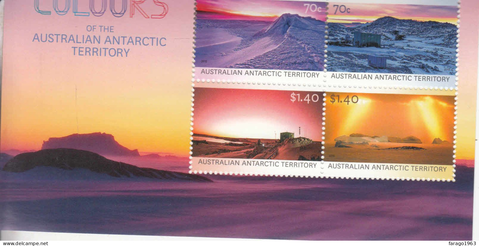 2015 Australian Antarctic Territory Colours Souvenir Sheet  MNH - Neufs