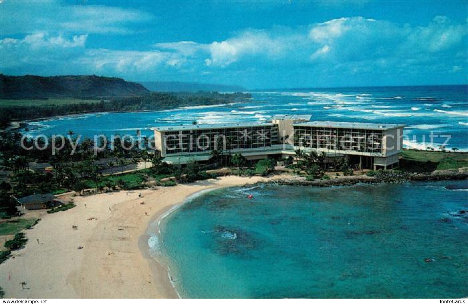 73131795 Kahuku Turtle Bay Hilton Hotel Oahus North Shore Beach Aerial View - Autres & Non Classés