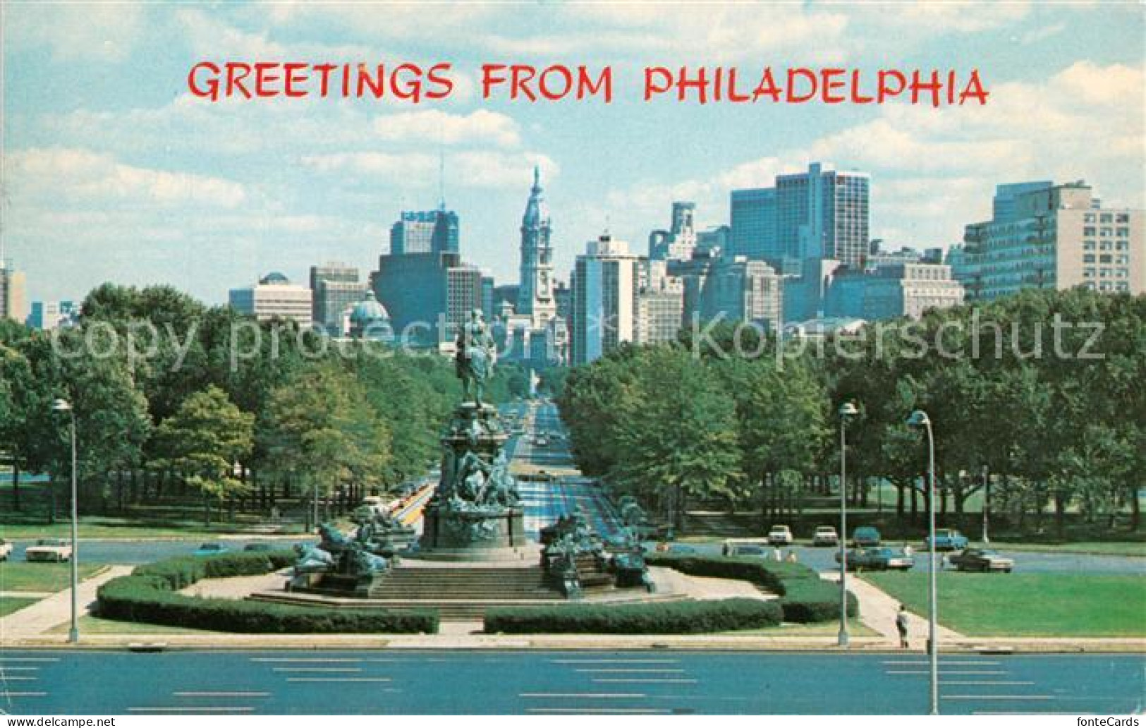 73131786 Philadelphia Pennsylvania Center City Skyline City Hall Benjamin Frankl - Other & Unclassified