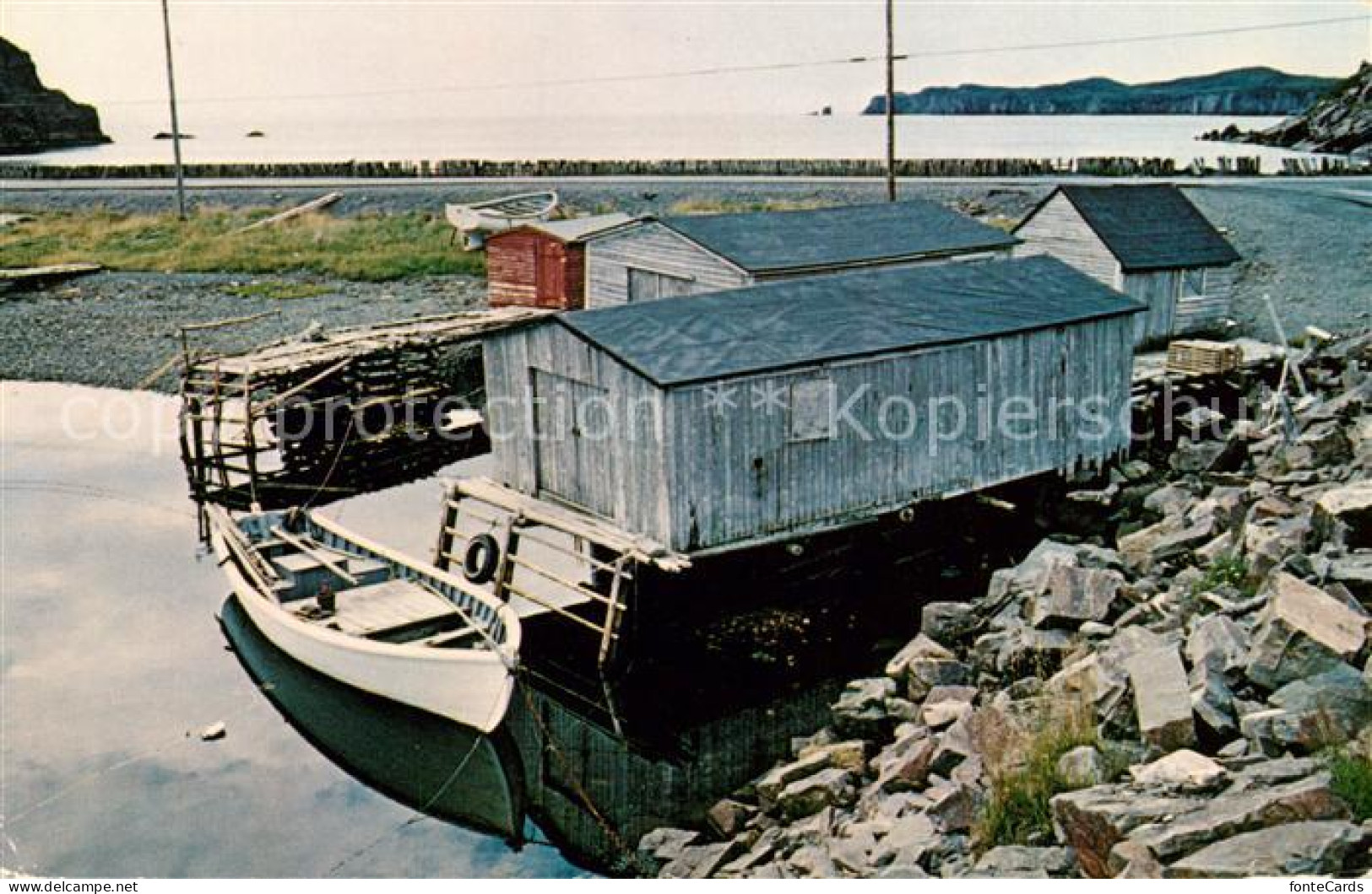 73131769 Bonavista Bay A Quiet Morning In The Harbour Bootshaeuser Bonavista Bay - Non Classificati