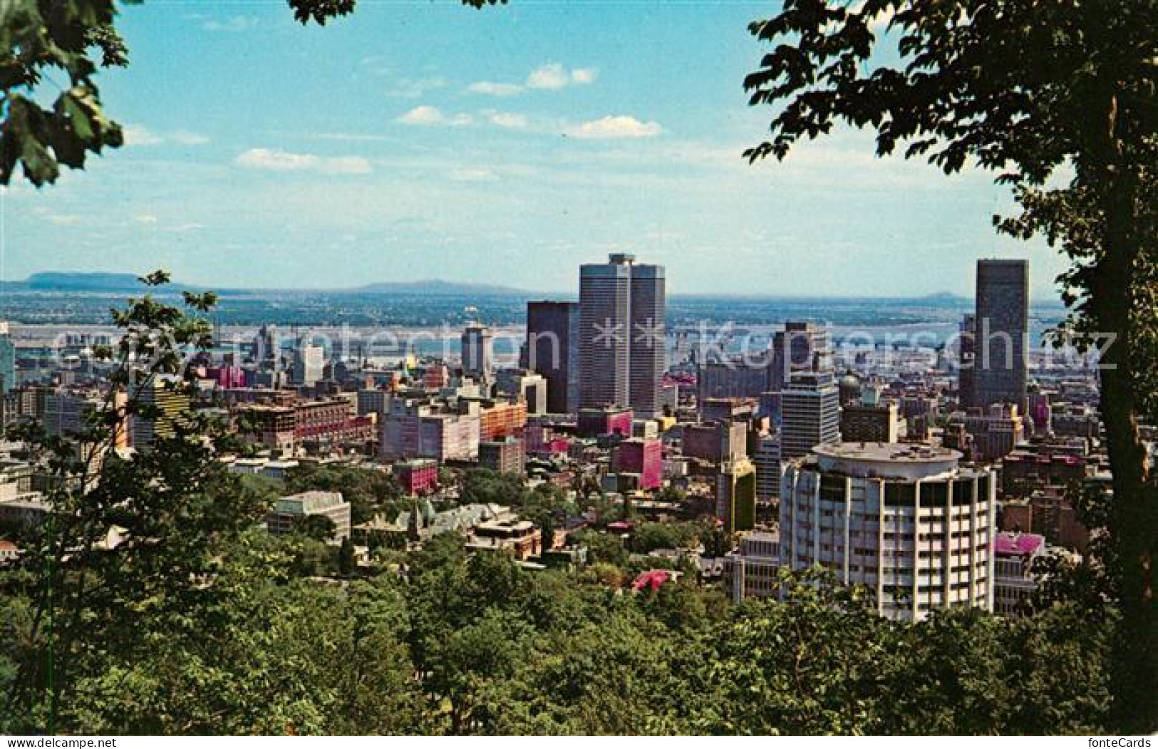 73131730 Montreal Quebec View Of Business Section And Skyline As Seen From Mount - Non Classificati