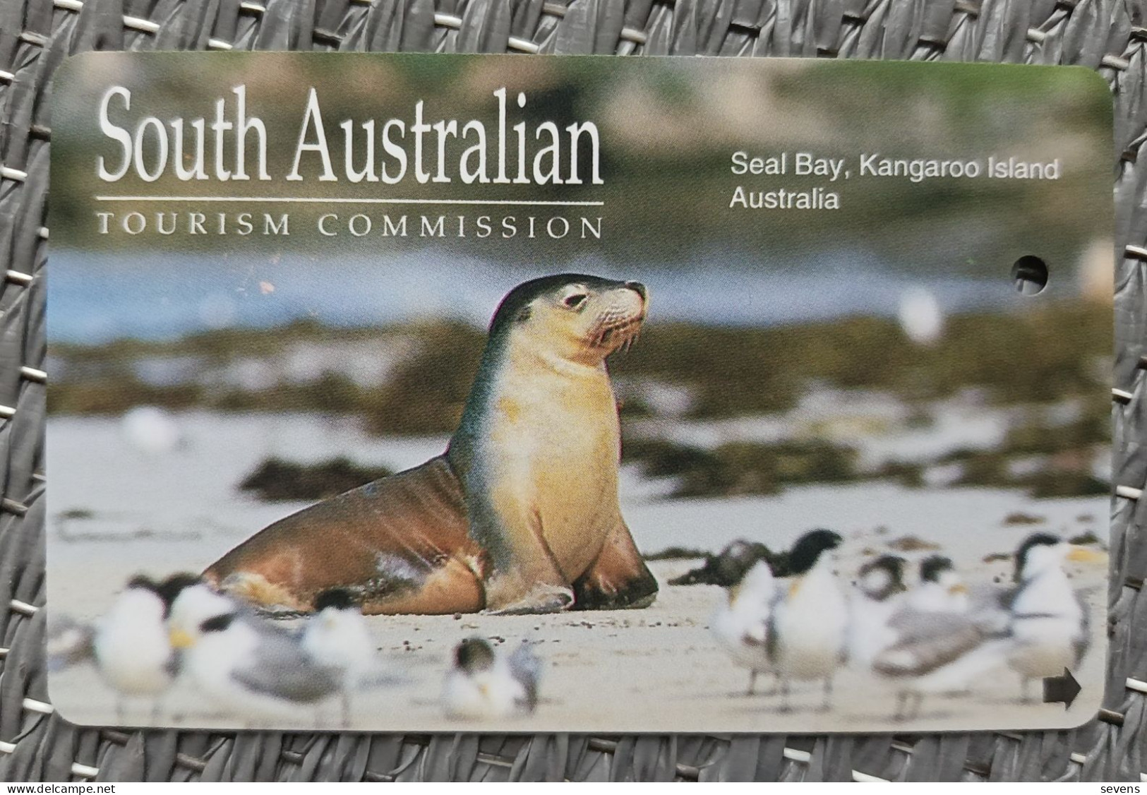SMRT Metro Ticket Card,South Australian Tourism Commission, Seal Bay, Kangaroo Isaland, Rare, Encode 18.3$ - Singapore