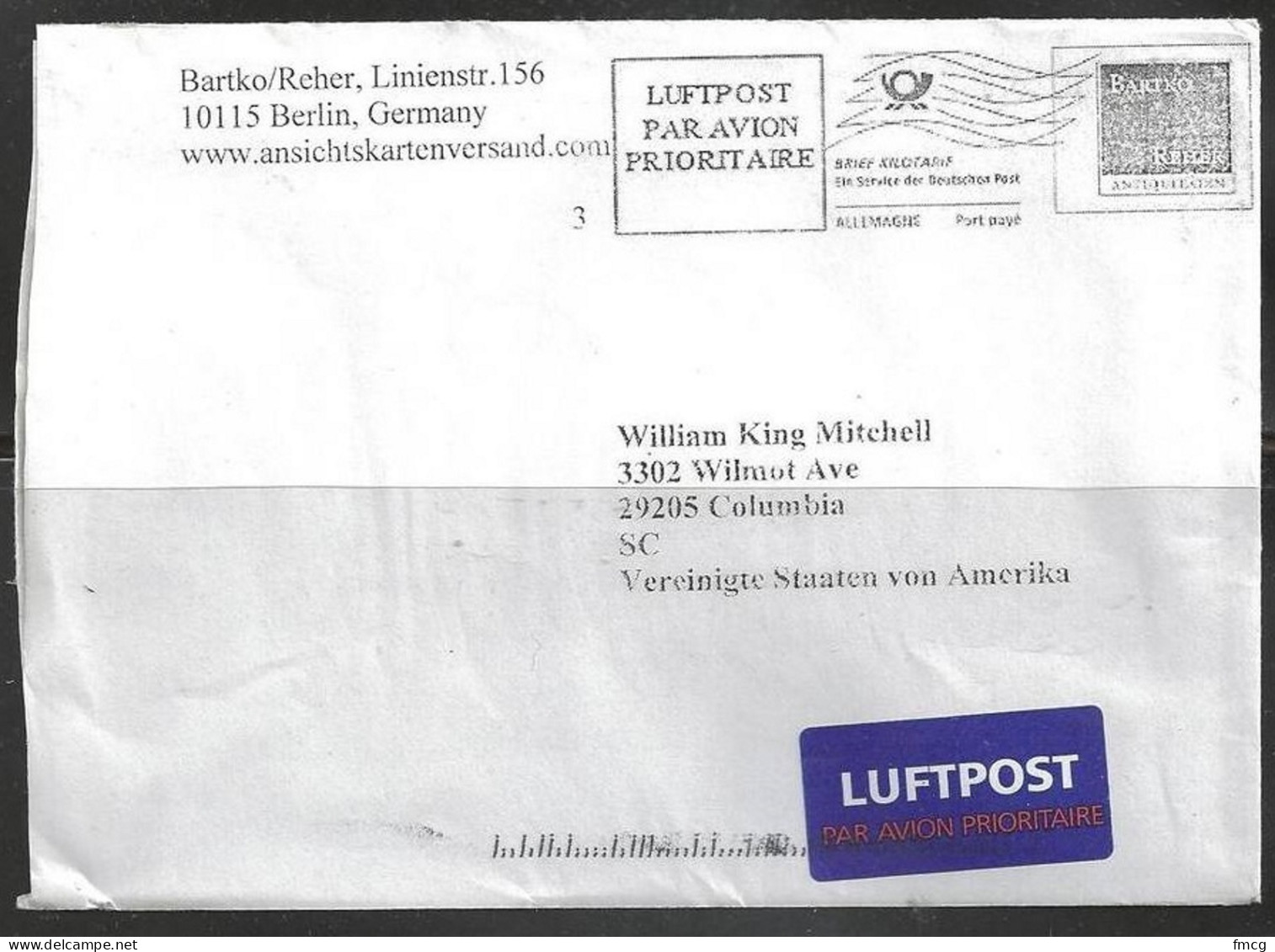 2110 Postage Meter To United States - Briefe U. Dokumente