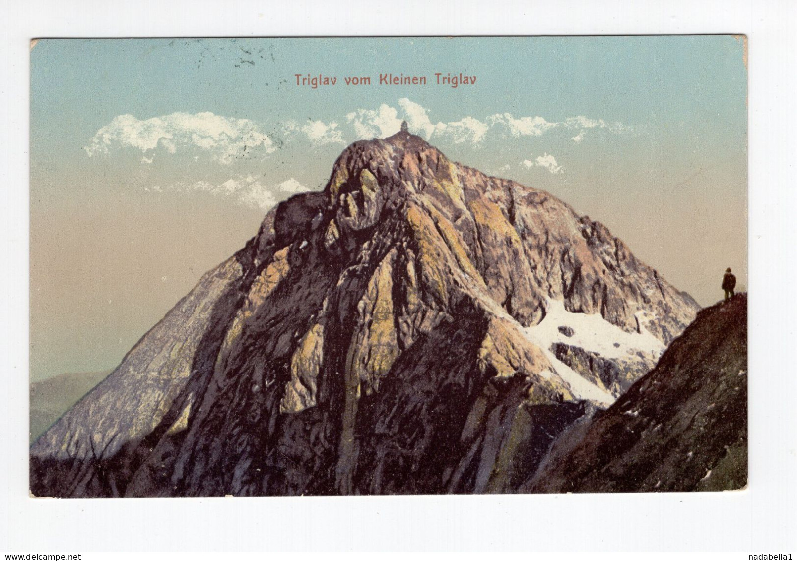 1911. SLOVENIA,AUSTRIA,TRIGLAV,ILLUSTRATED POSTCARD USED TO VIENNA - Slowenien