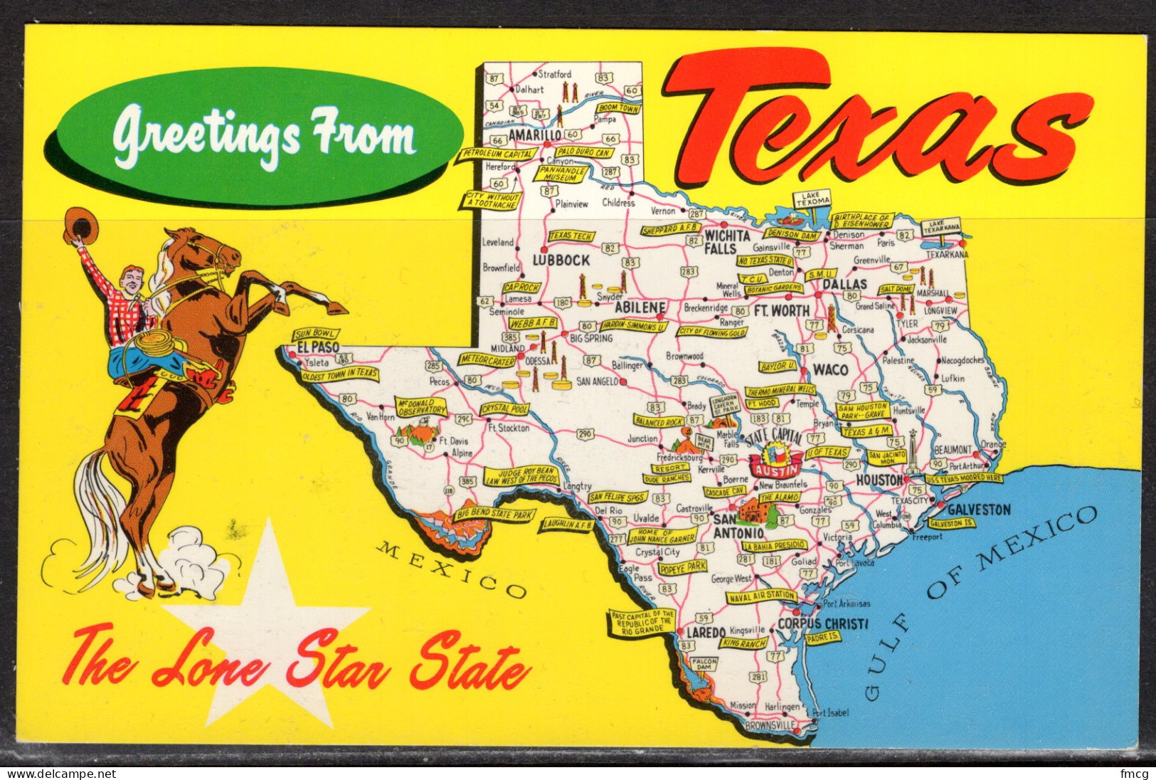 Map, United States, Texas, New - Cartes Géographiques