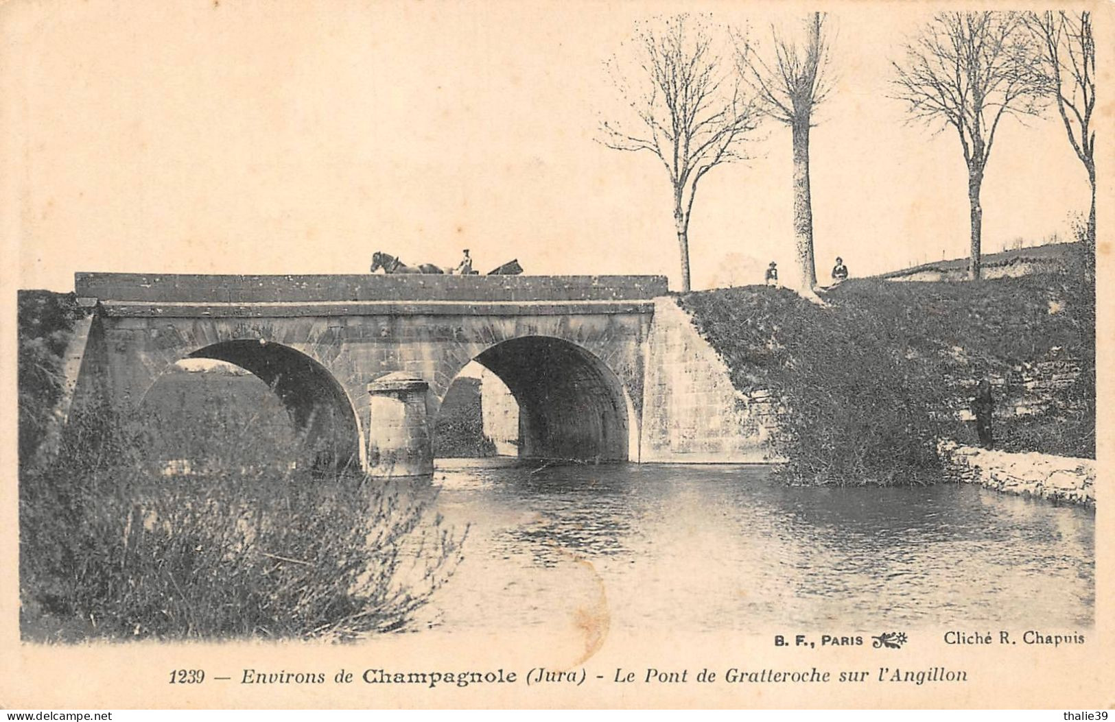 Pont De Gratteroche Ardon Le Pasquier Vannoz Pont Sur L'Angillon Canton Champagnole 1239 BF Paris - Autres & Non Classés