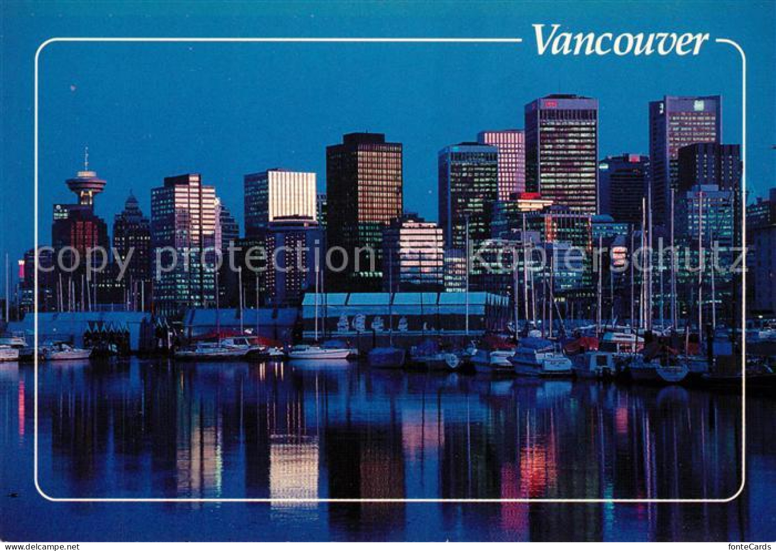 73128594 Vancouver British Columbia Skyline Caol Harbour At Night Vancouver Brit - Zonder Classificatie