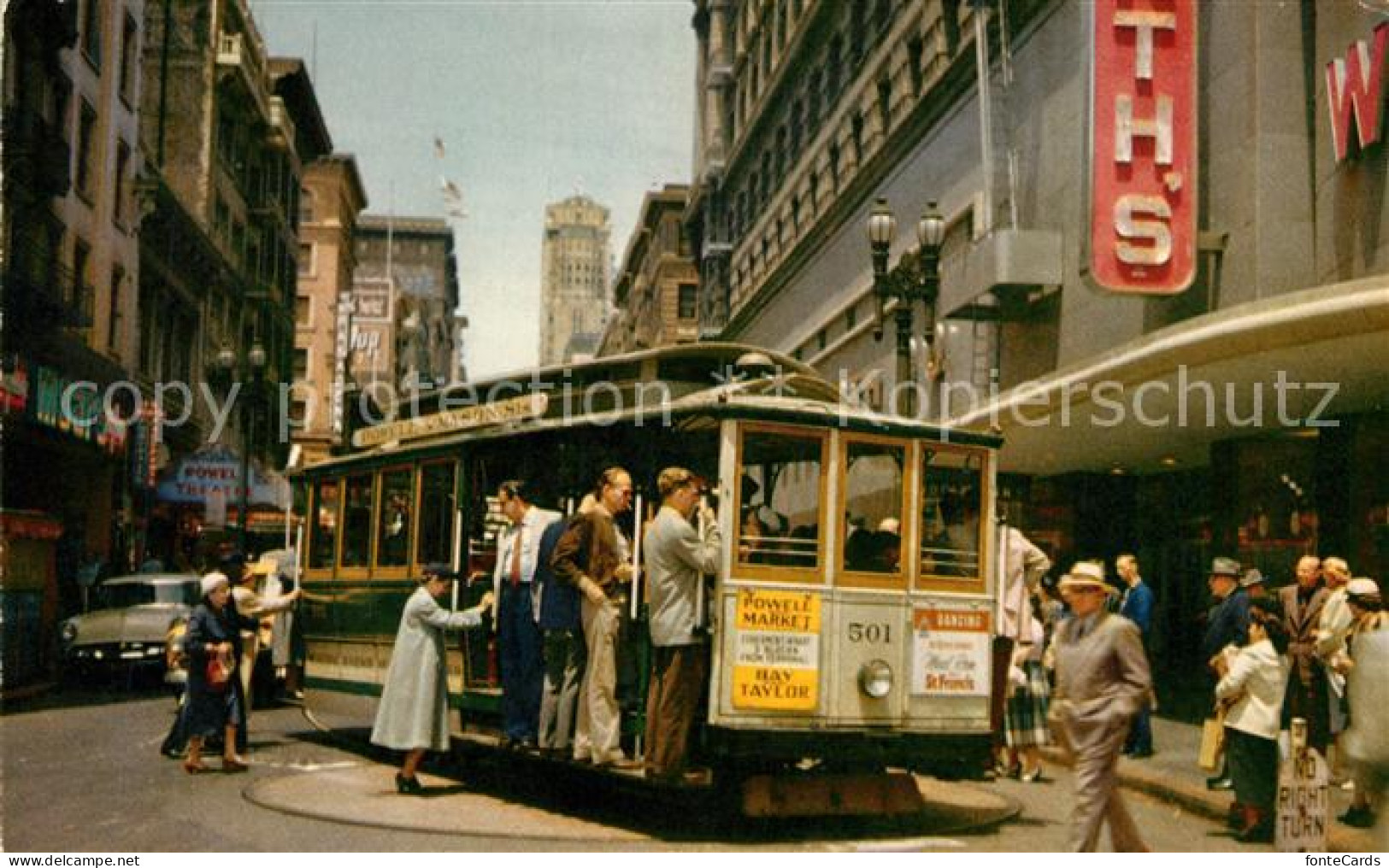 73127956 San_Francisco_California Cable Car On Turntable - Sonstige & Ohne Zuordnung