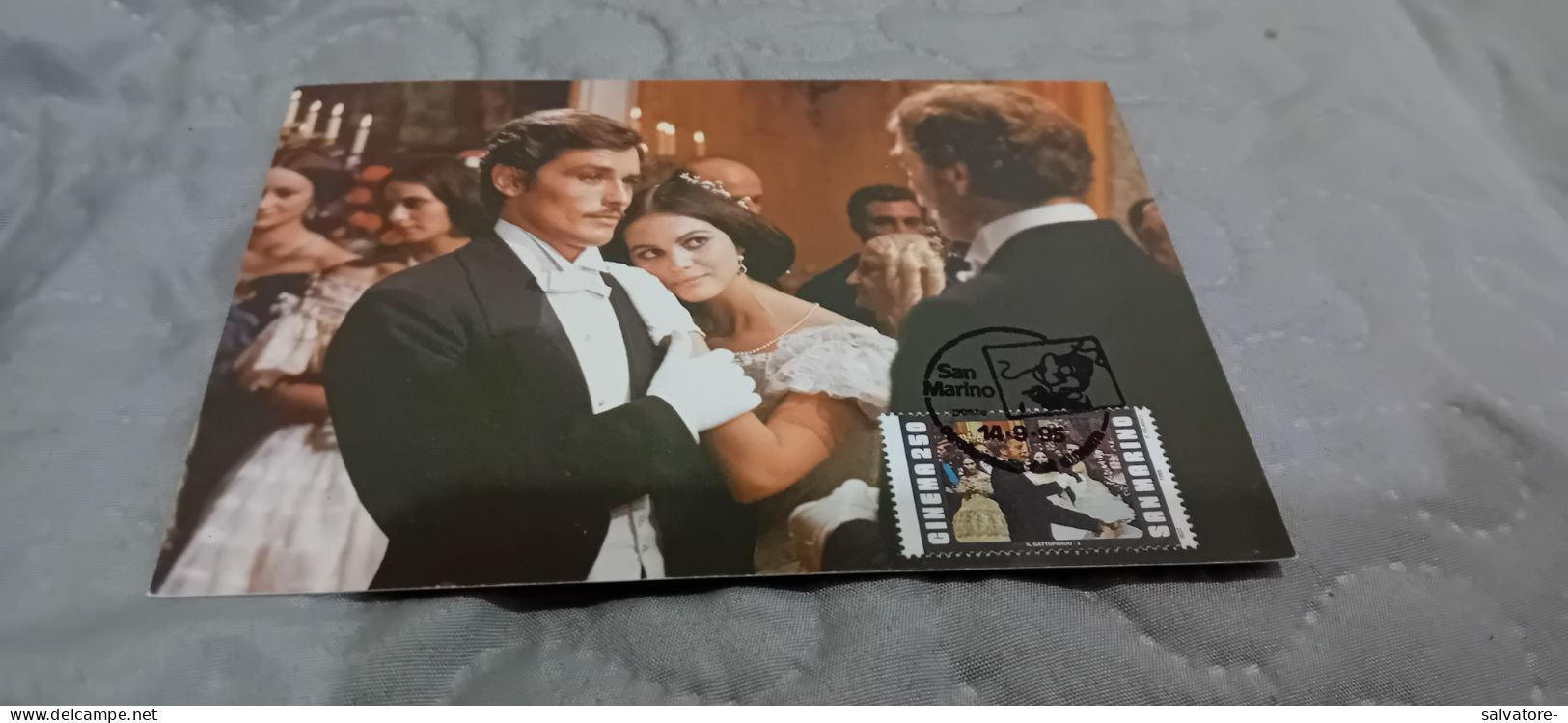 CARTOLINA IL BALLO DEL GATTOPARDO NEL FILM DI LUCHINO VISCONTI - Actors