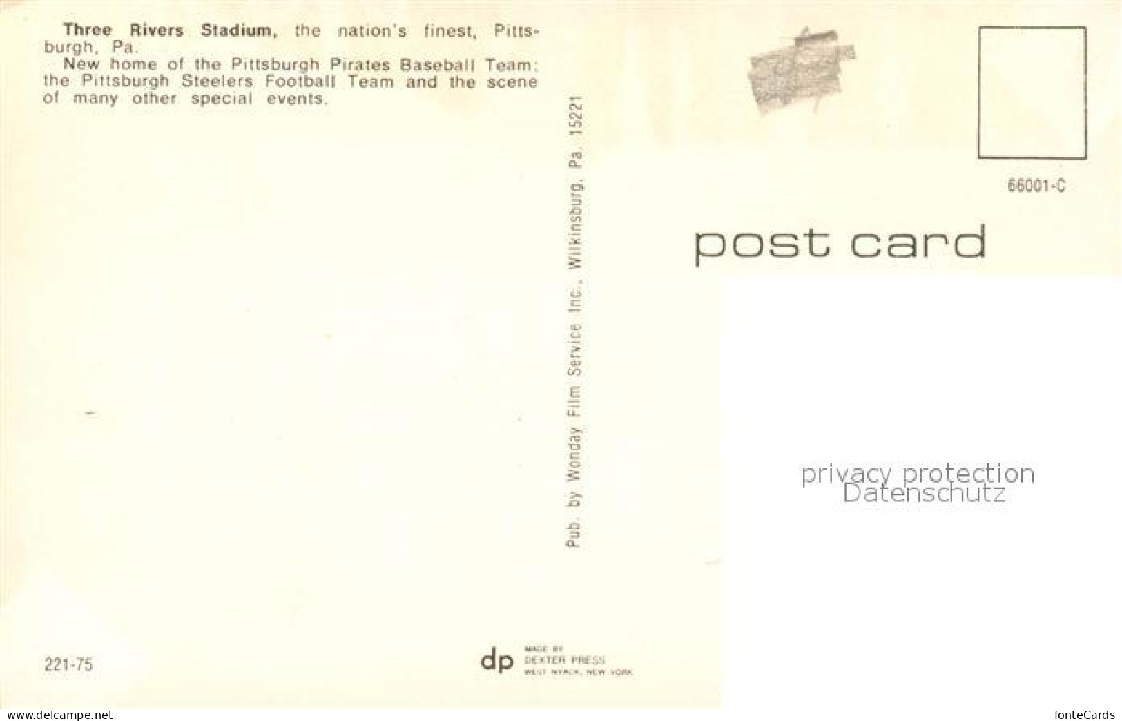 73127917 Pittsburgh Three Rivers Stadium Pittsburgh - Other & Unclassified