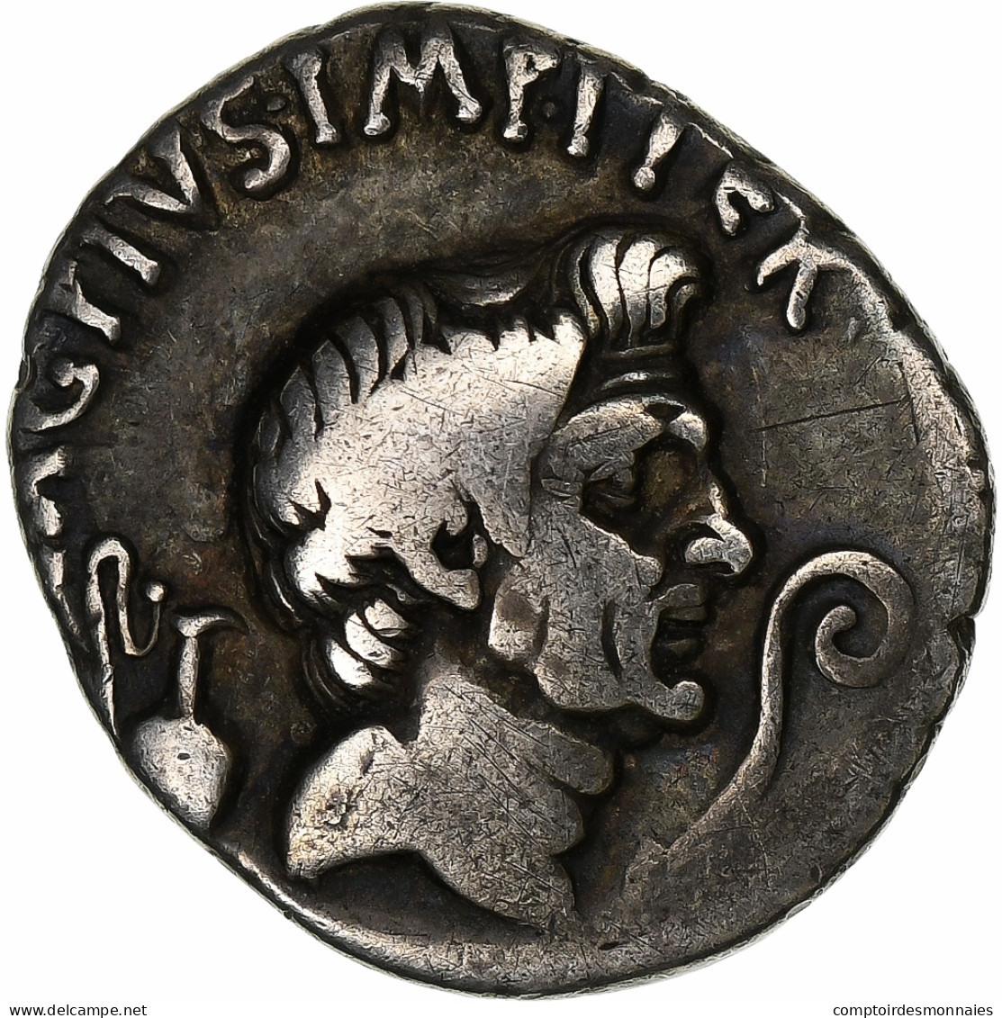 Sextus Pompey, Denier, 37-36 BC, Uncertain Mint In Sicily, Argent, TB+ - República (-280 / -27)