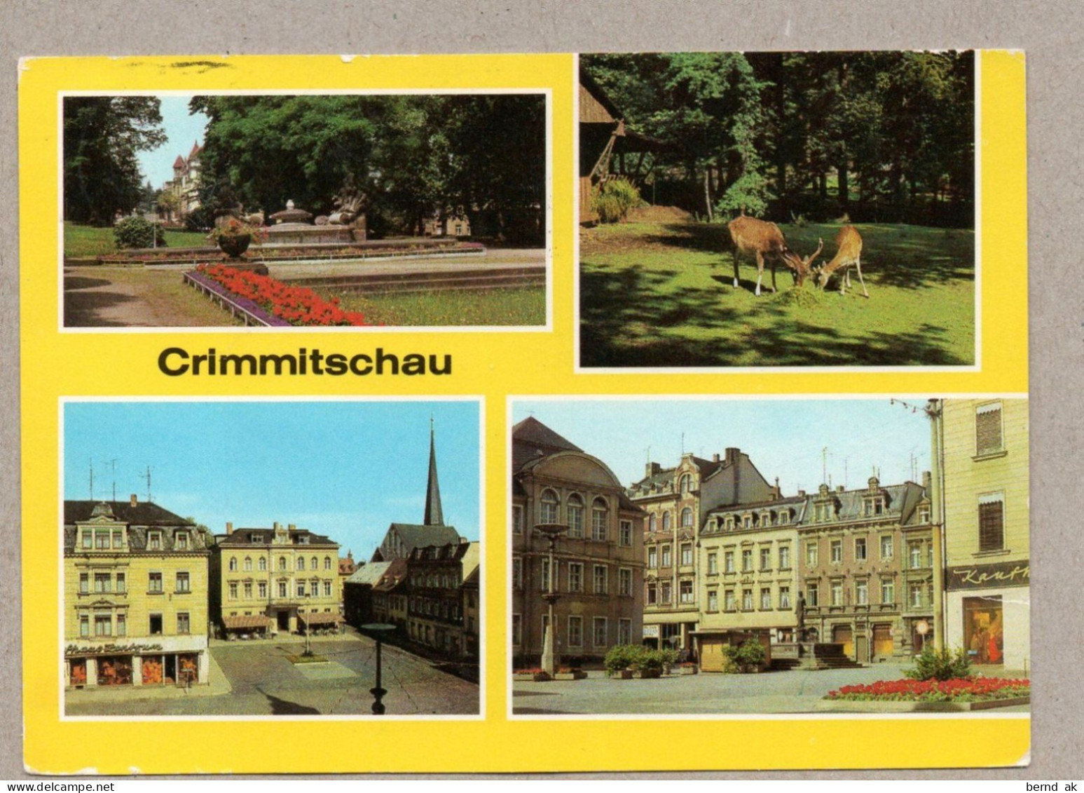 A0962} BRD (DDR-Zeit) - AK -  Crimmitschau - Crimmitschau