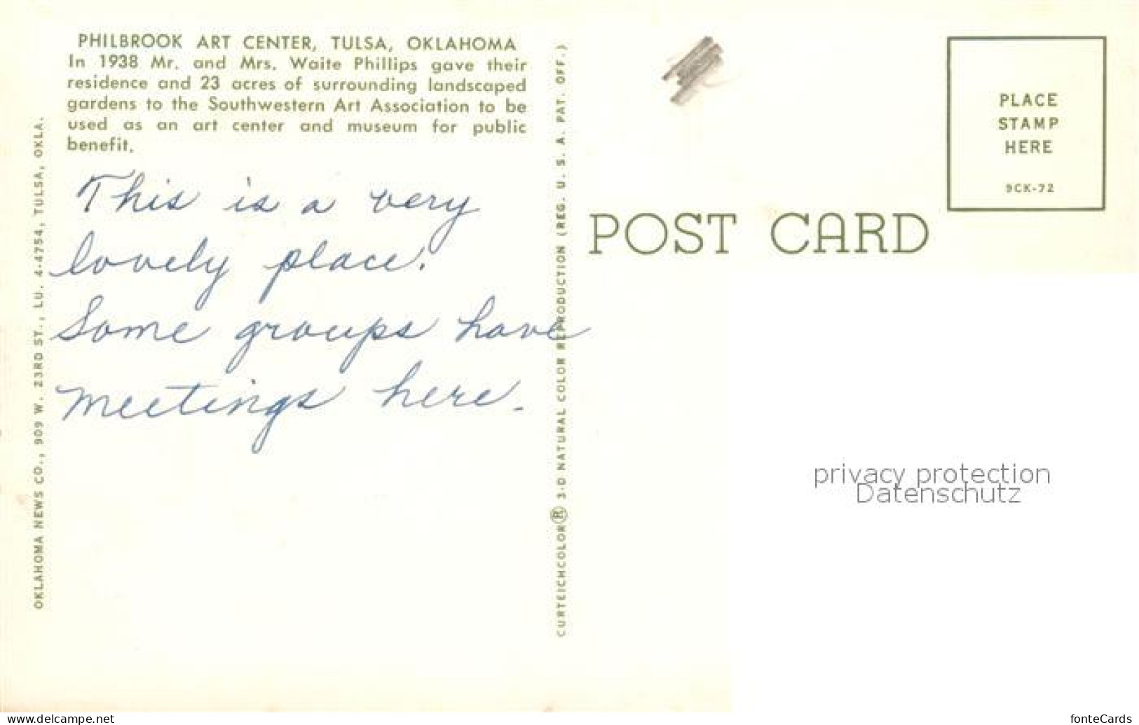 73127773 Tulsa Philbrook Art Center - Other & Unclassified