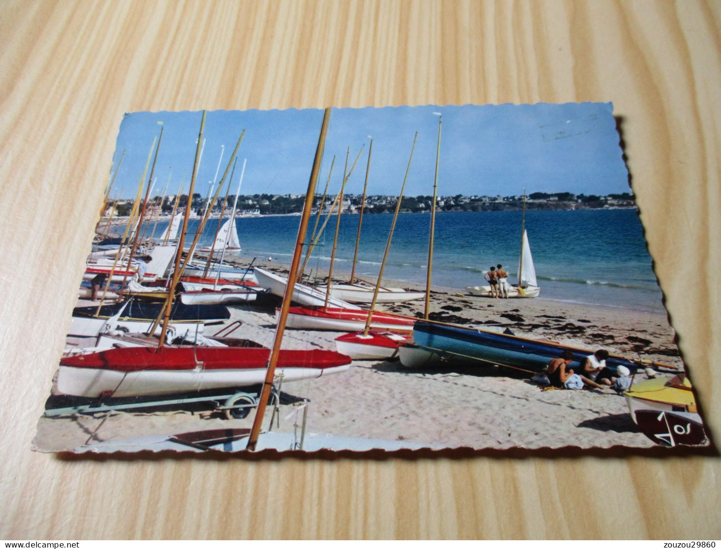 Saint-Cast (22).La Grande Plage - Carte Animée. - Saint-Cast-le-Guildo