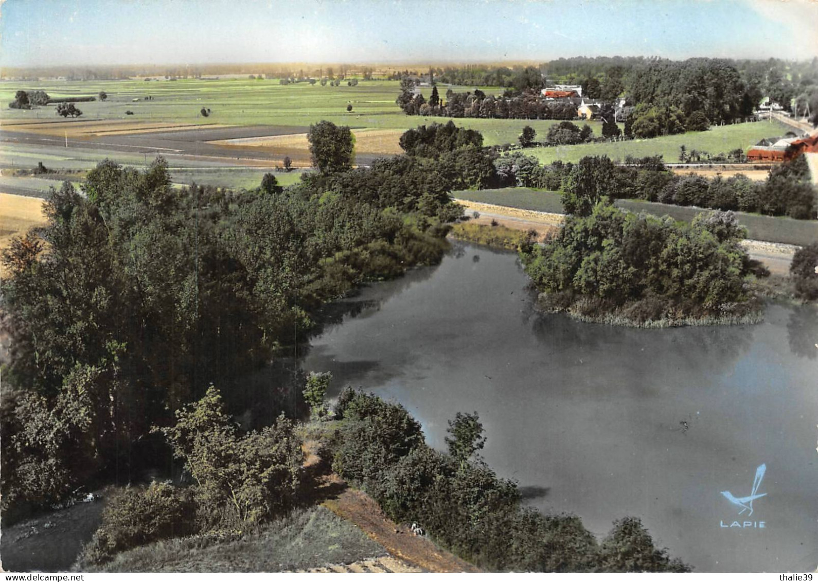 Bletterans Lac De L'excavateur Vue Aérienne La Pie Lapie - Autres & Non Classés