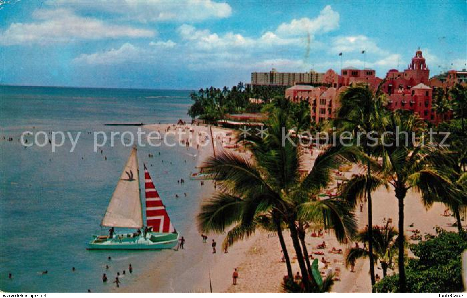73127748 Waikiki Royal Hawaiian Hotel Strand - Andere & Zonder Classificatie