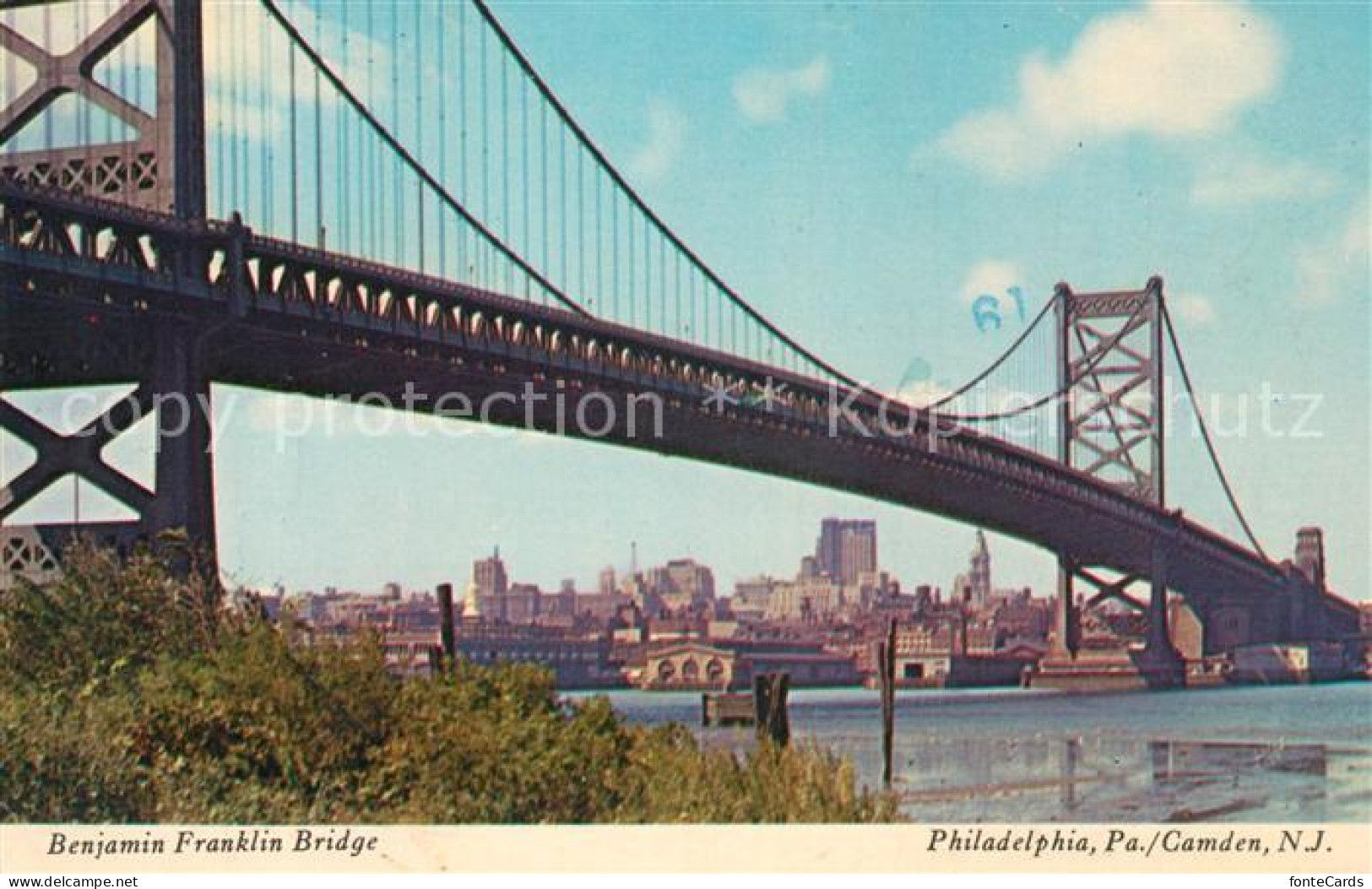 73127740 Philadelphia Pennsylvania Benjamin Franklin Bridge Philadelphia Pennsyl - Other & Unclassified