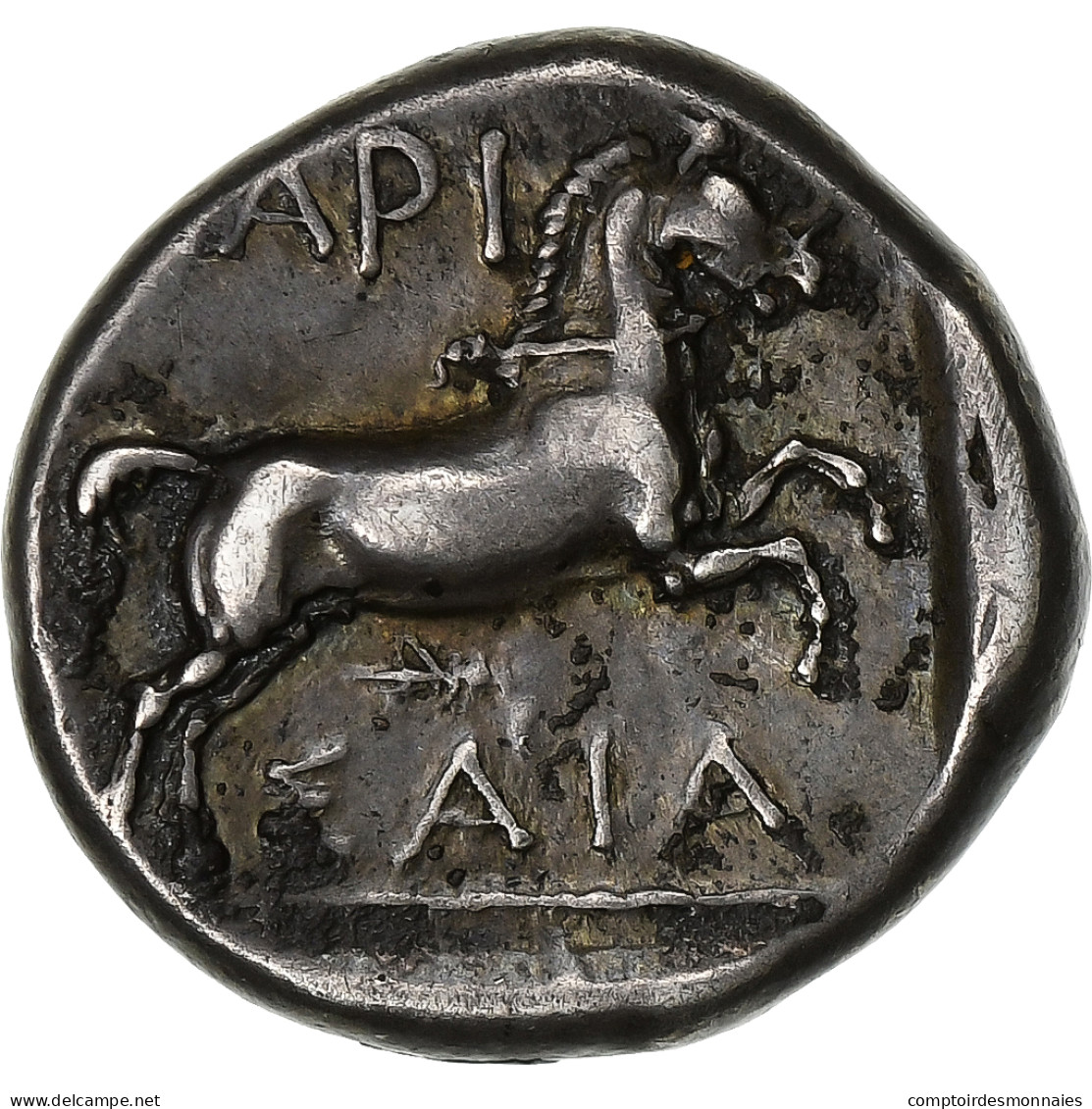 Thessalie, Drachme, Ca. 420-400 BC, Larissa, Argent, TTB+, HGC:4-420 - Griechische Münzen