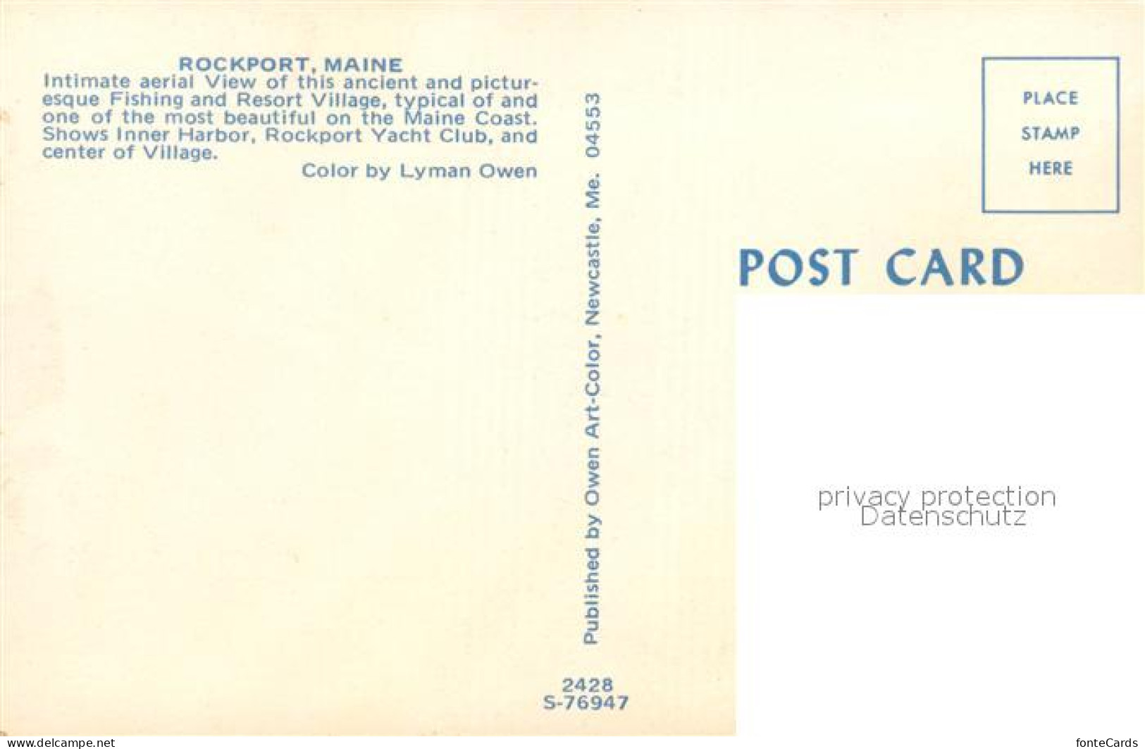 73126635 Rockport_Maine Fliegeraufnahme - Other & Unclassified