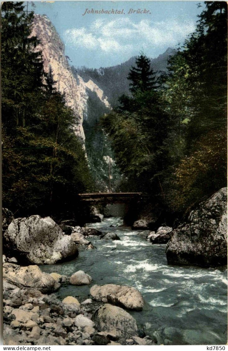 Gesäuse/Steiermark - Gesäuse, Johnsbachtal, Brücke - Gesäuse