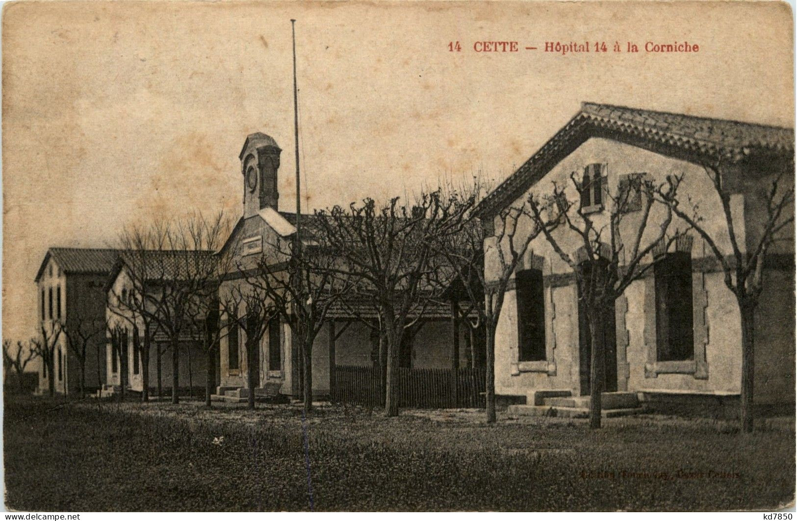 Cette - Hopital 14 La Corniche - Sete (Cette)