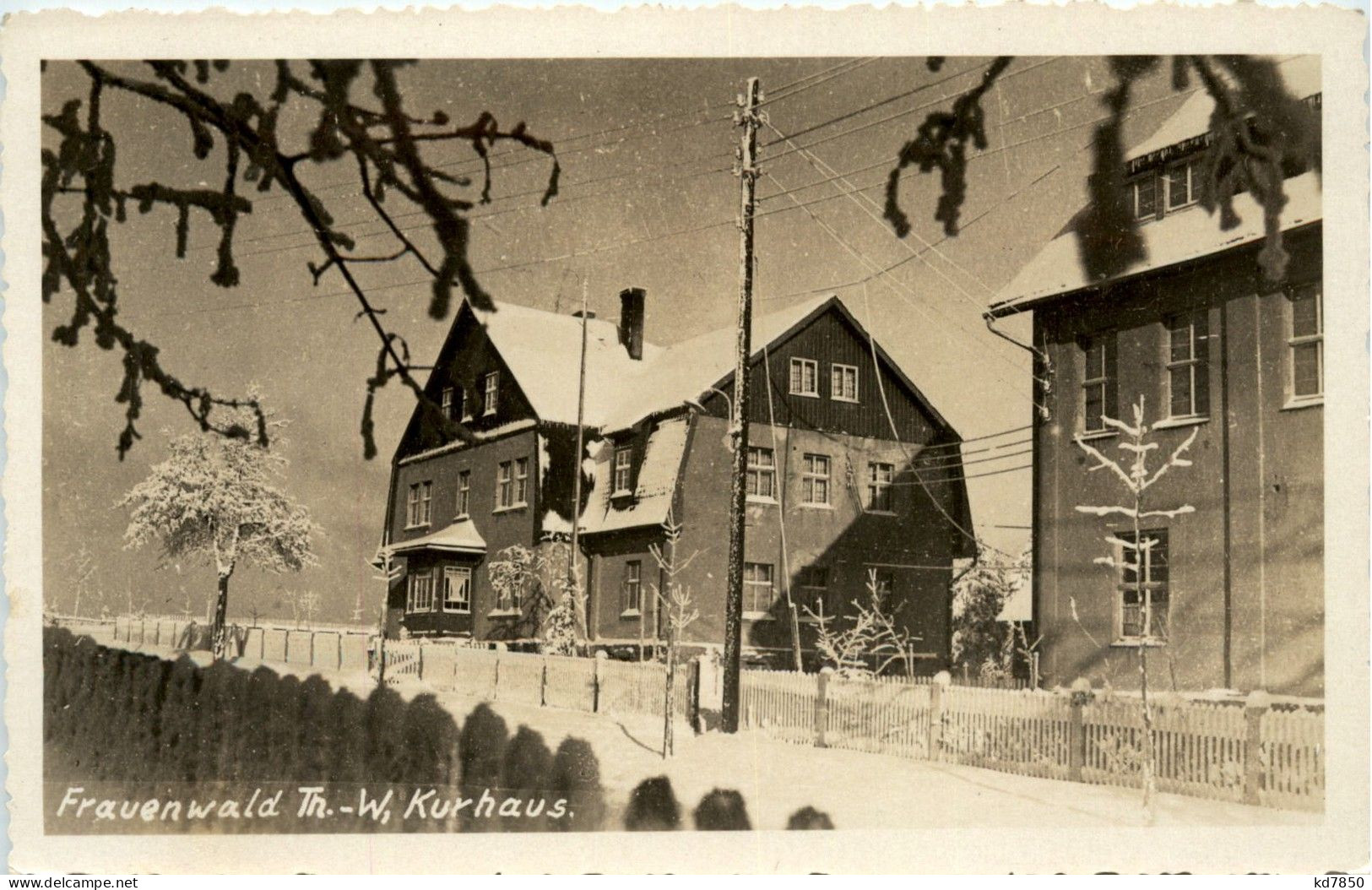 Frauenwald - Kurhaus Im Winter - Ilmenau