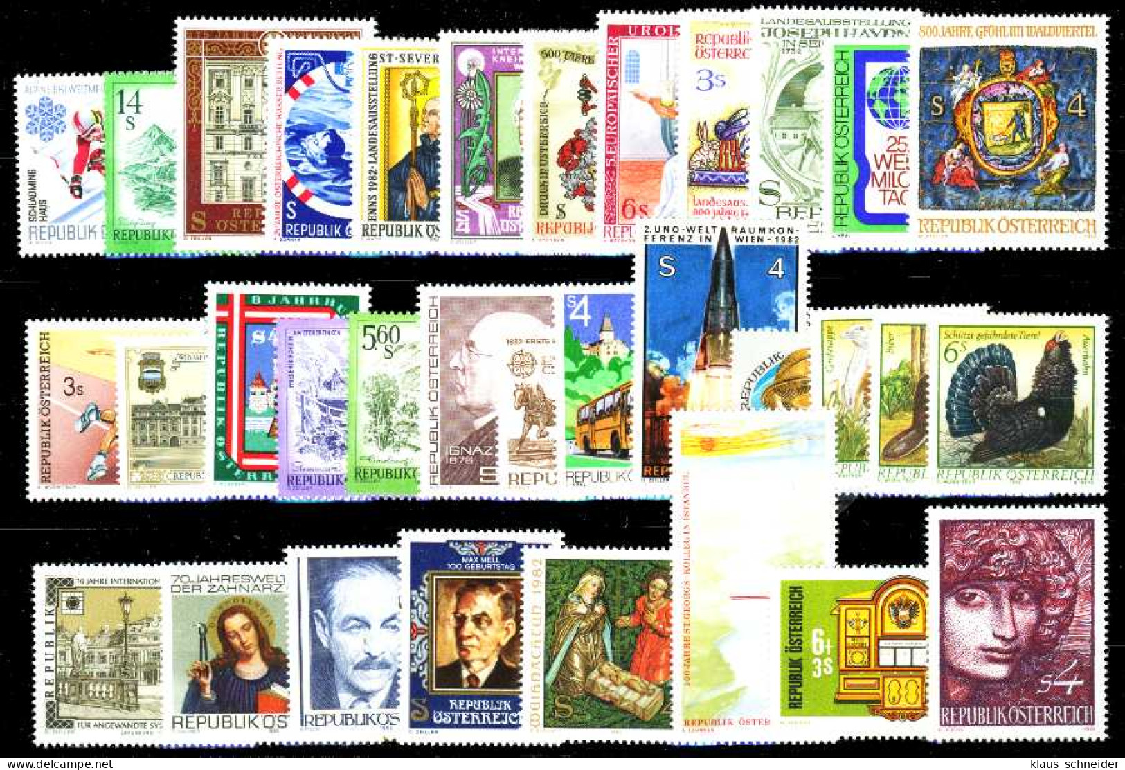 ÖSTERREICH Nr 1695-1727 Postfrisch JAHRGANG X352E7E - Full Years